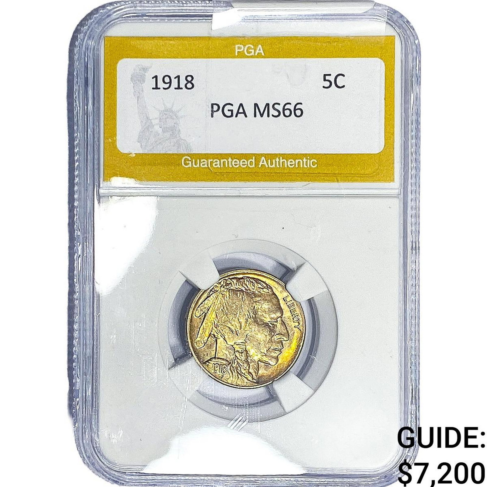 1918 Buffalo Nickel PGA MS66 (1 of 2)