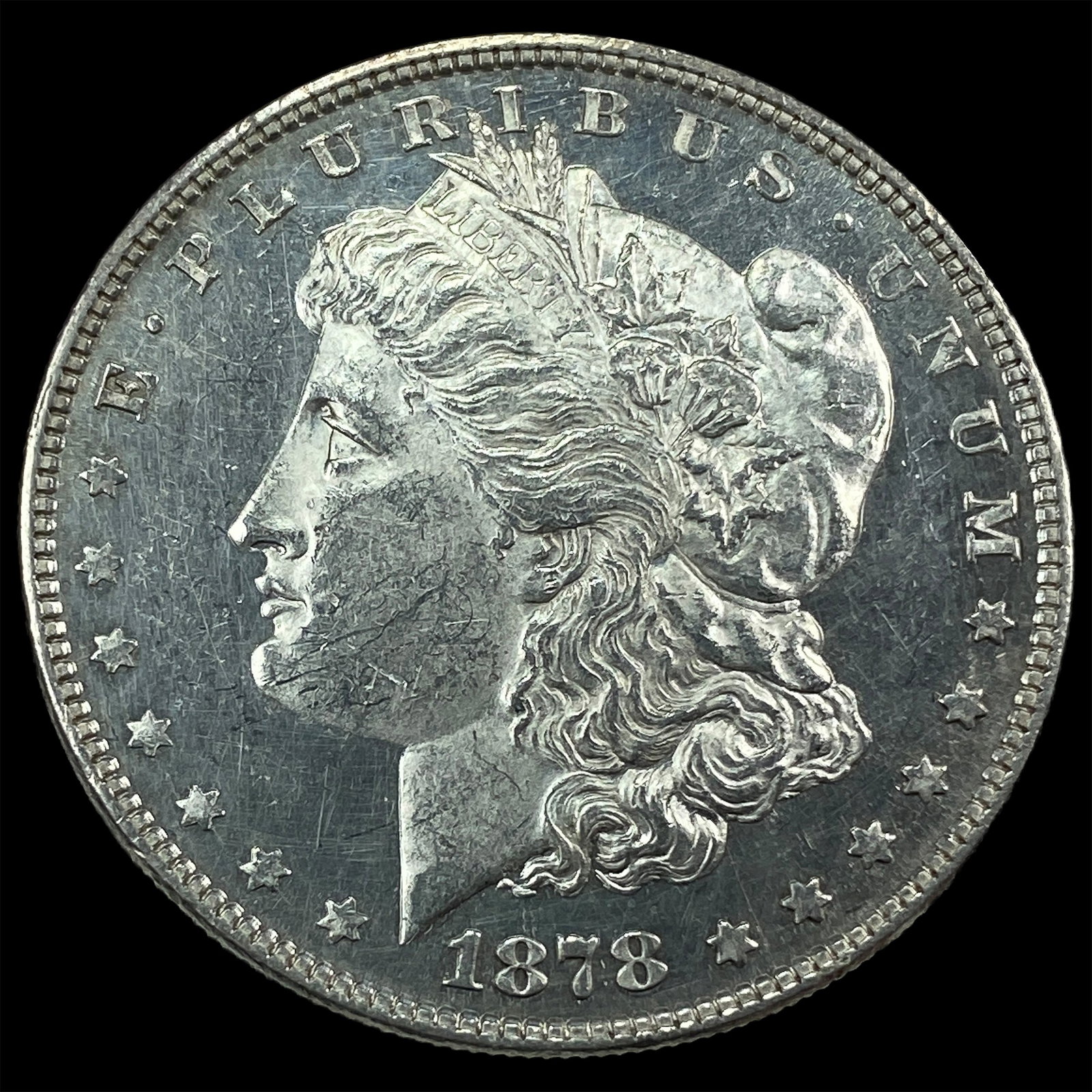 1878 8TF Silver Morgan Dollar UNCIRCULATED: 1878 8TF Silver Morgan Dollar UNCIRCULATED