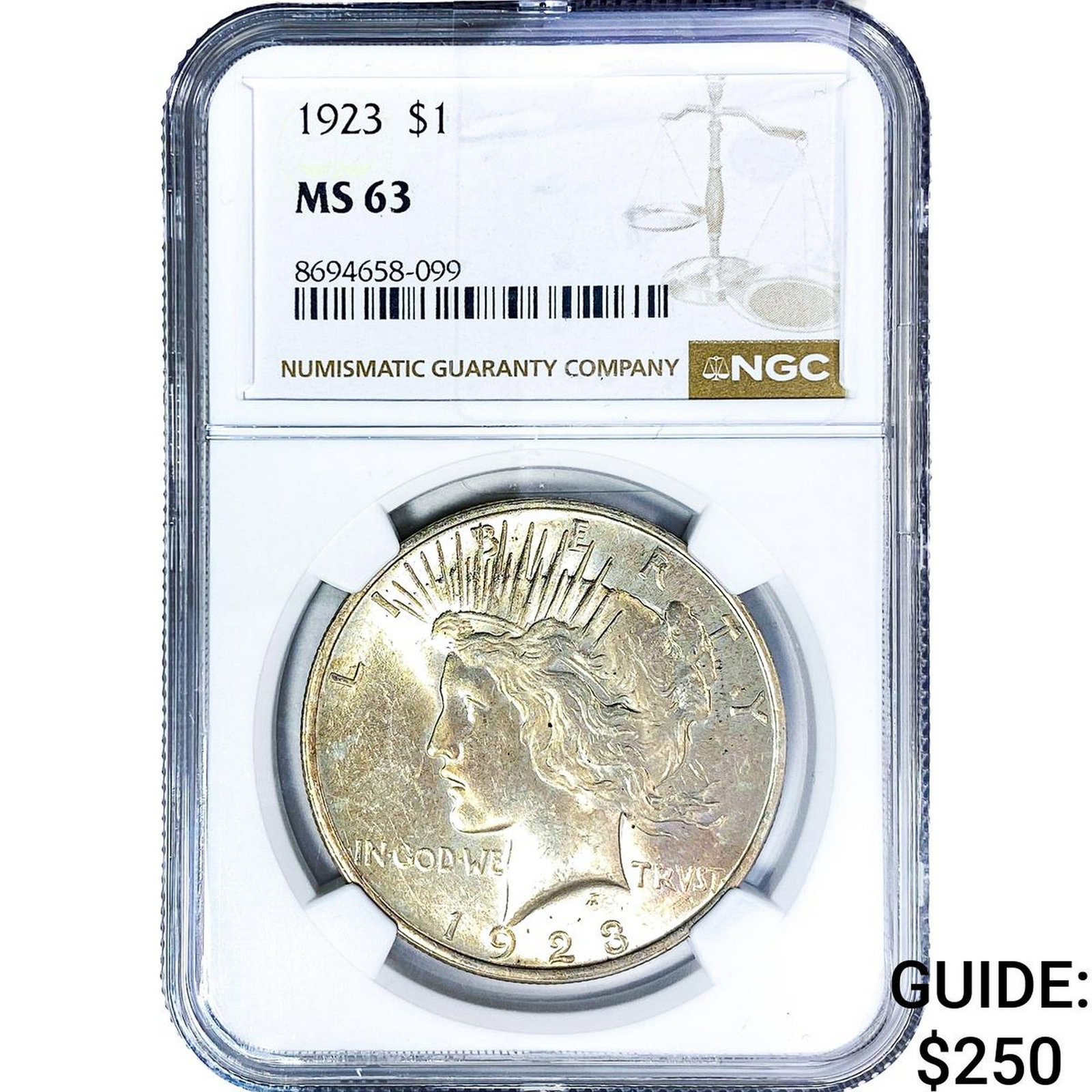 1923 Morgan Silver Dollar NGC MS63 (1 of 2)