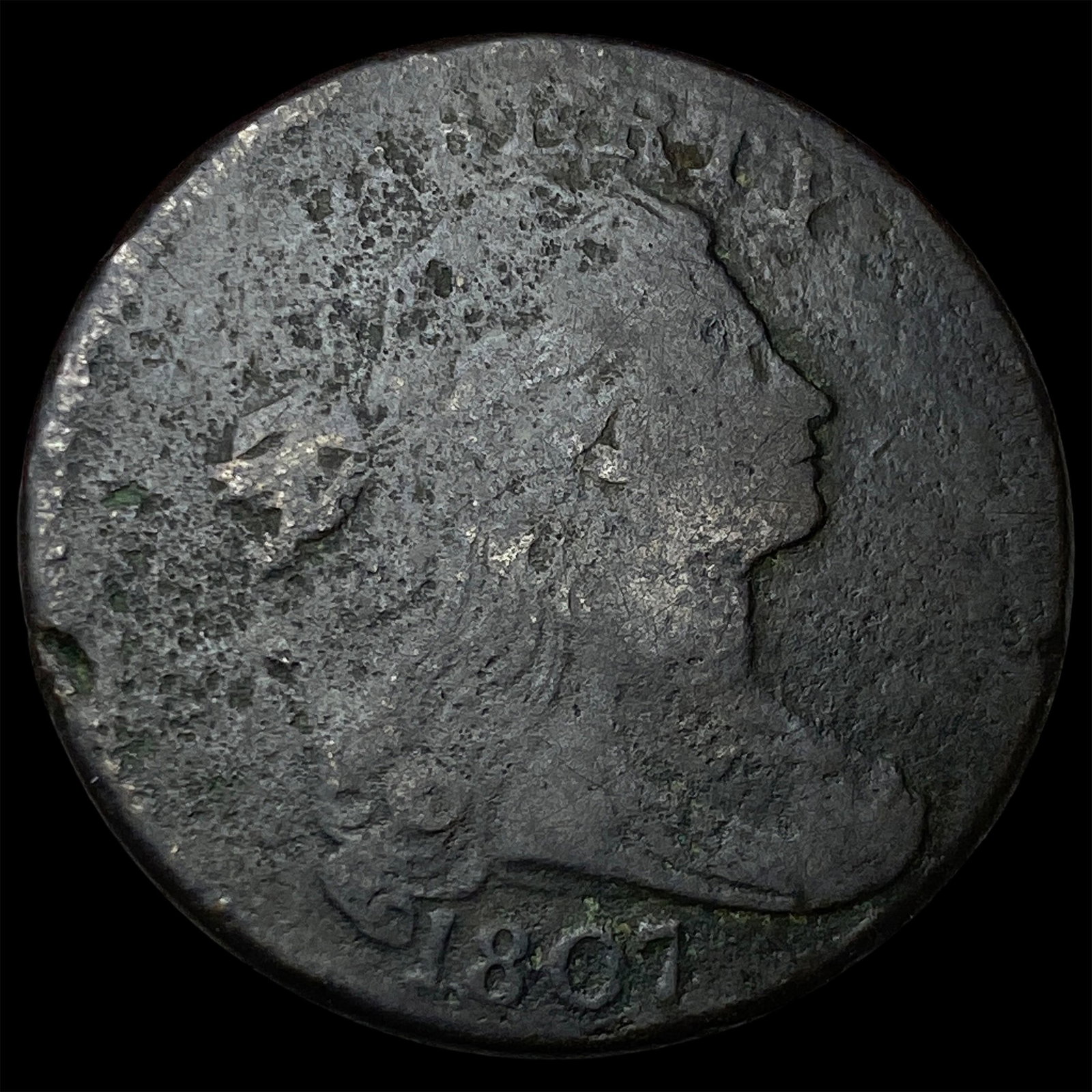 1807 Draped Bust Large Cent HIGH GRADE (1 of 2)