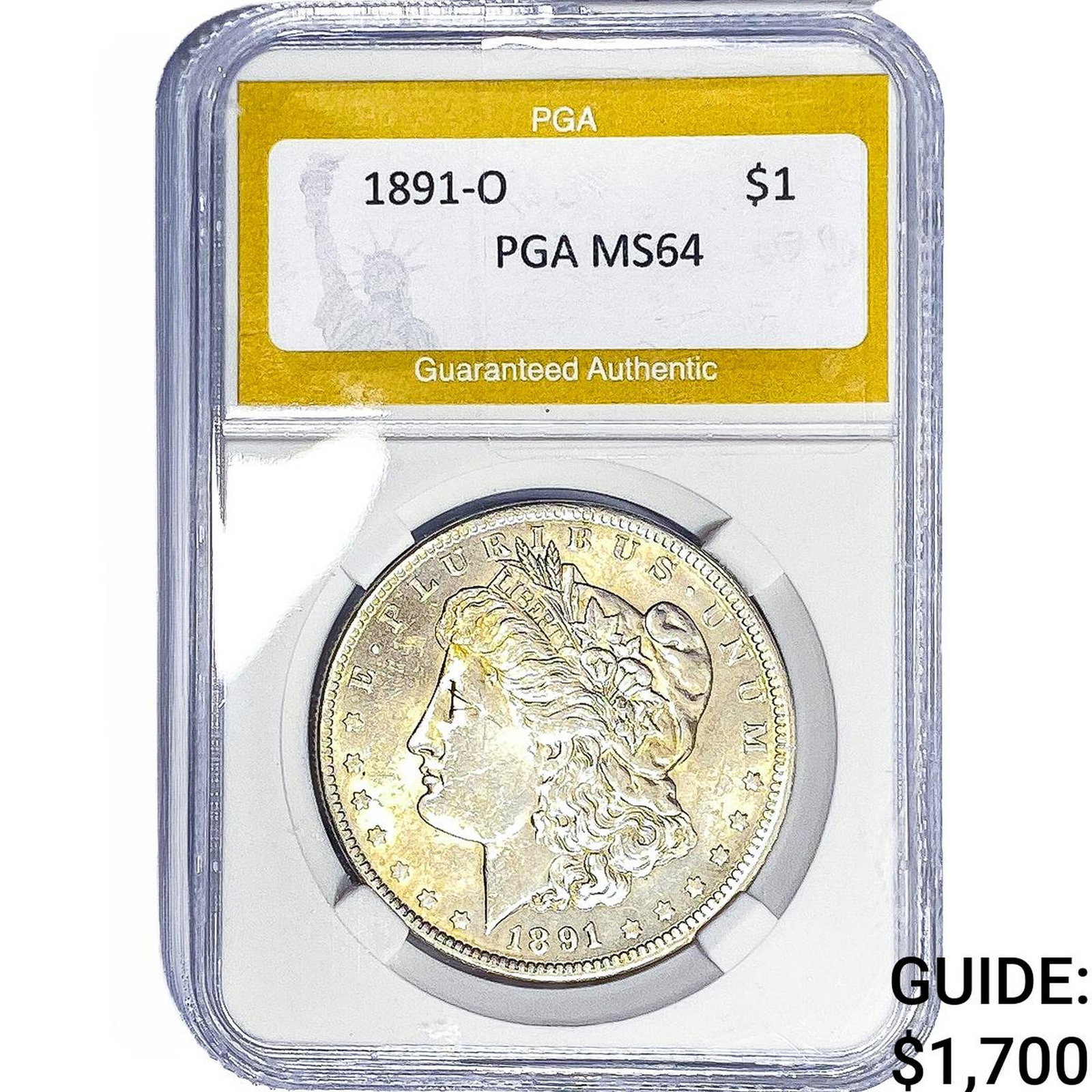 1891 Morgan Silver Dollar PGA MS64 (1 of 2)