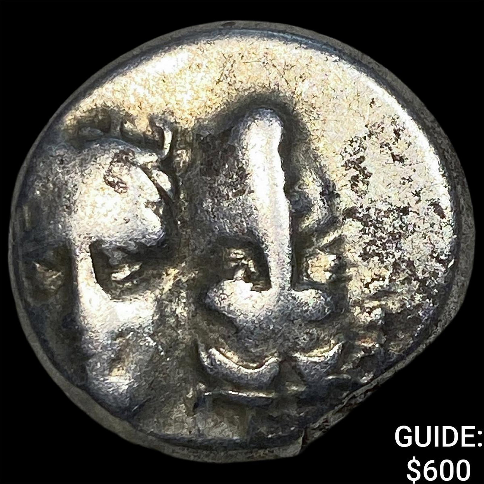 Ancient Greece Moesia, Istros 4th Century BC Silver Drachm NEARLY UNCIRCULATED (1 of 2)