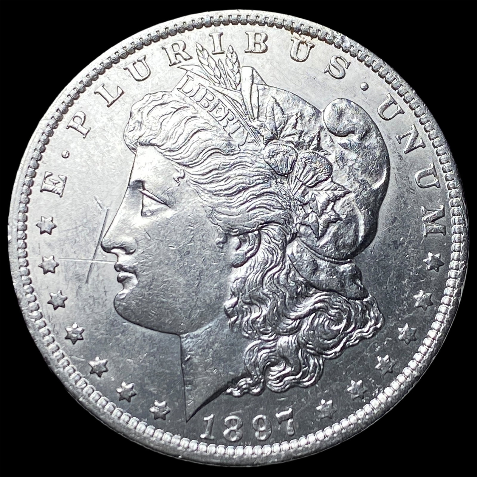 1897-O Silver Morgan Dollar CLOSELY UNCIRCULATED: 1897-O Silver Morgan Dollar CLOSELY UNCIRCULATED
