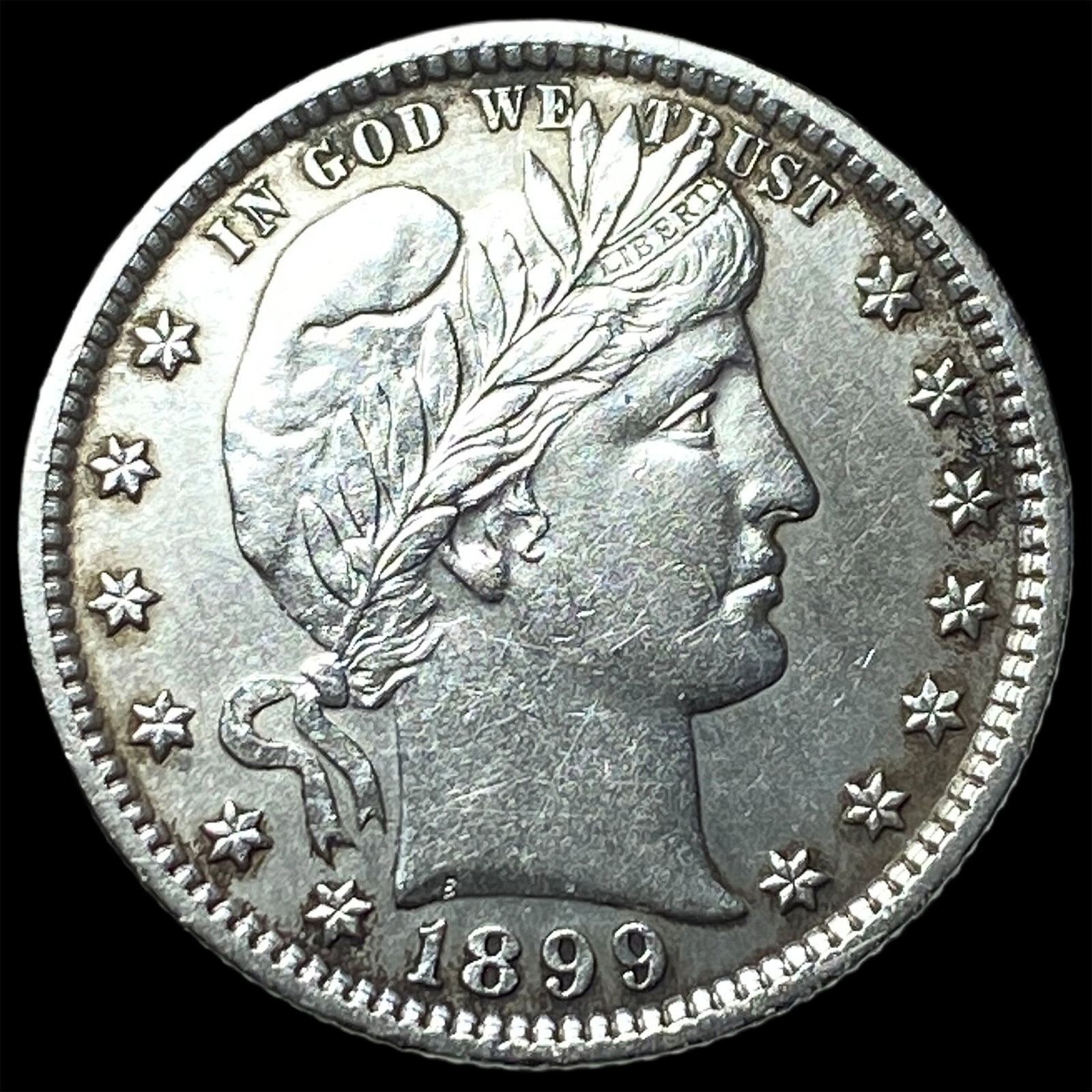 1899 Silver Barber Quarter UNCIRCULATED: 1899 Silver Barber Quarter UNCIRCULATED