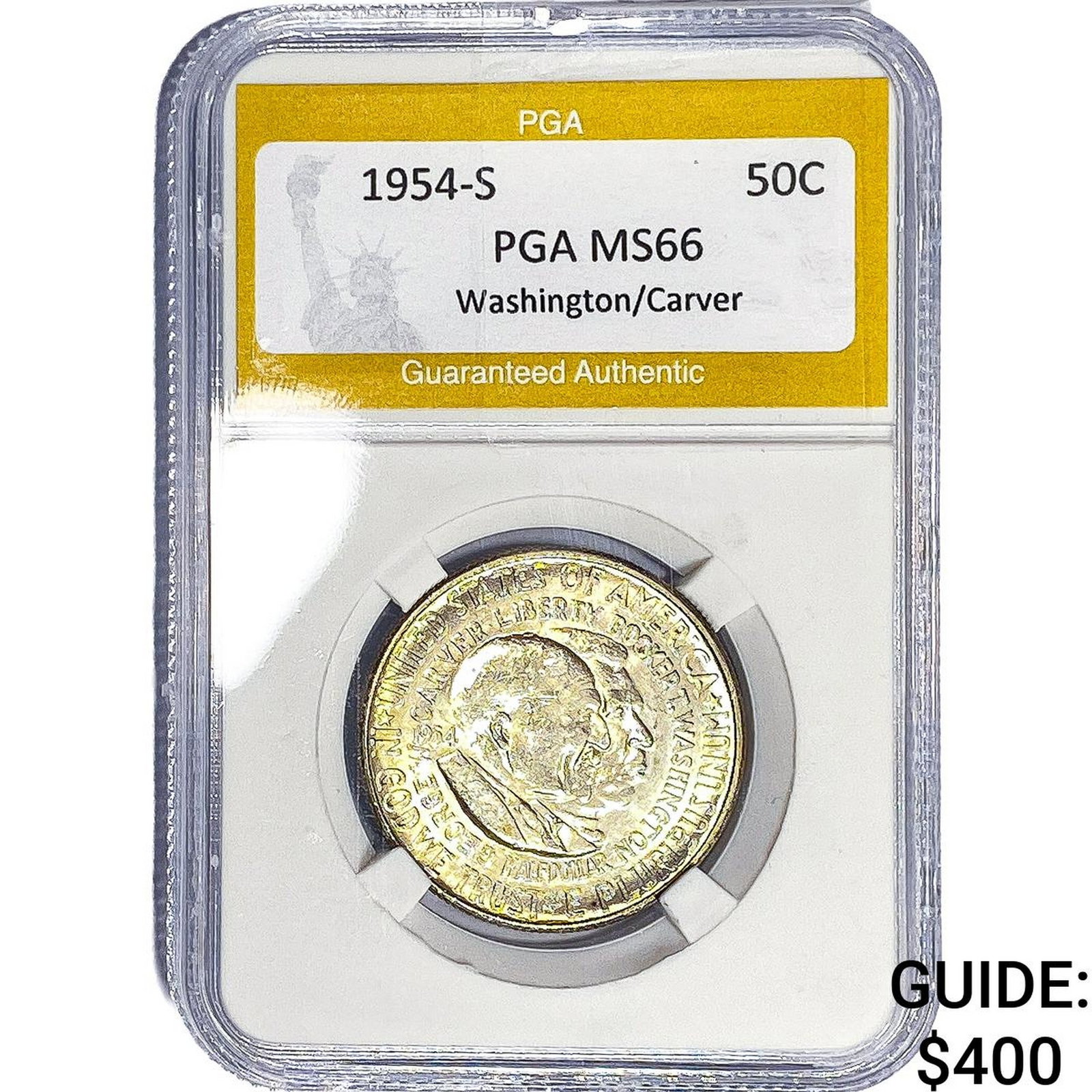 1954-S Washington Carver Half Dollar PGA MS66 (1 of 2)