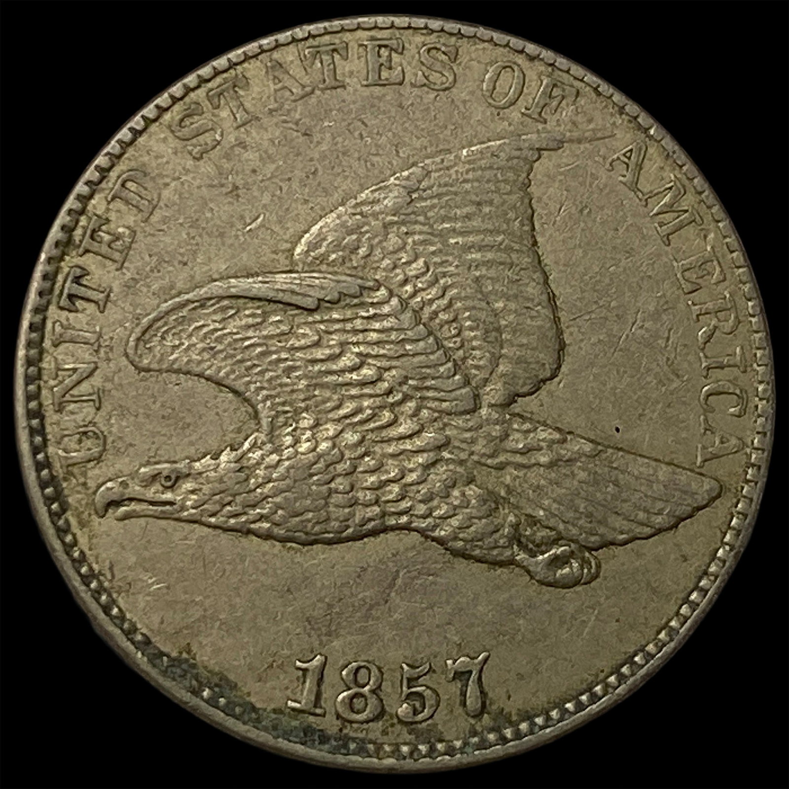 1857 Flying Eagle Cent UNCIRCULATED: 1857 Flying Eagle Cent UNCIRCULATED