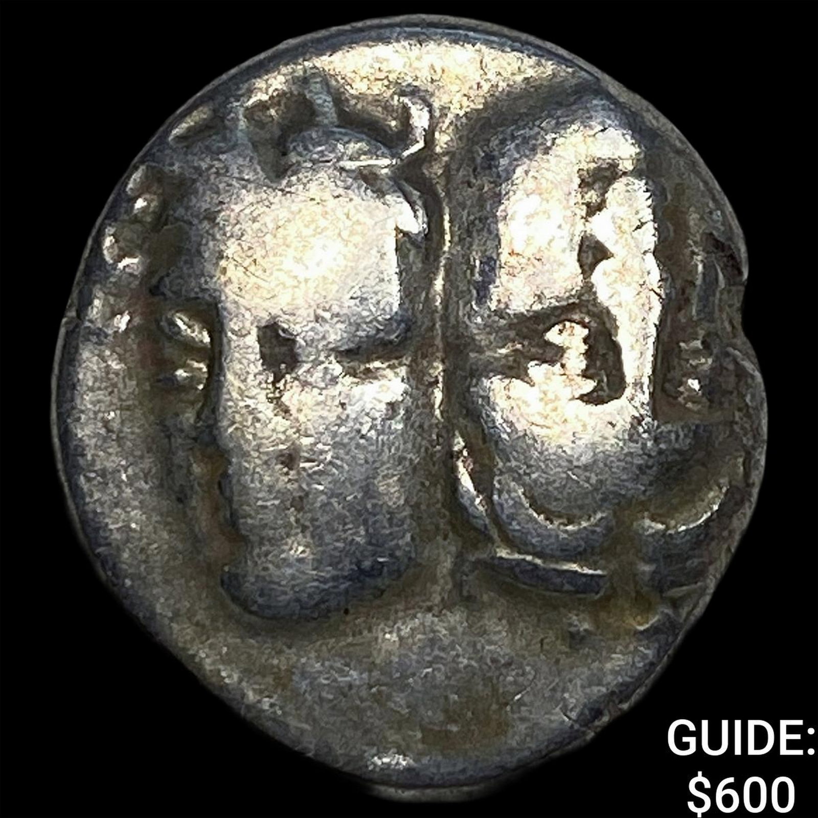 Ancient Greece Moesia, Istros 4th Century BC Silver Drachm NEARLY UNCIRCULATED (1 of 2)
