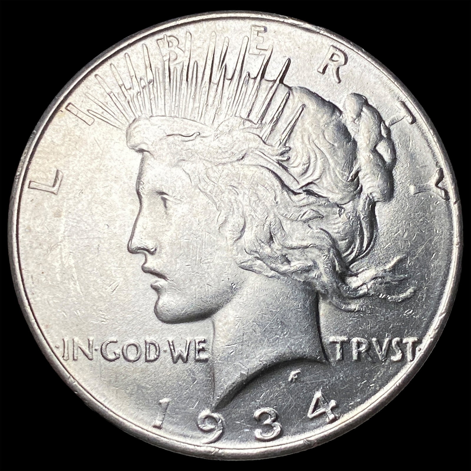 1934-D Silver Peace Dollar CLOSELY UNCIRCULATED (1 of 2)