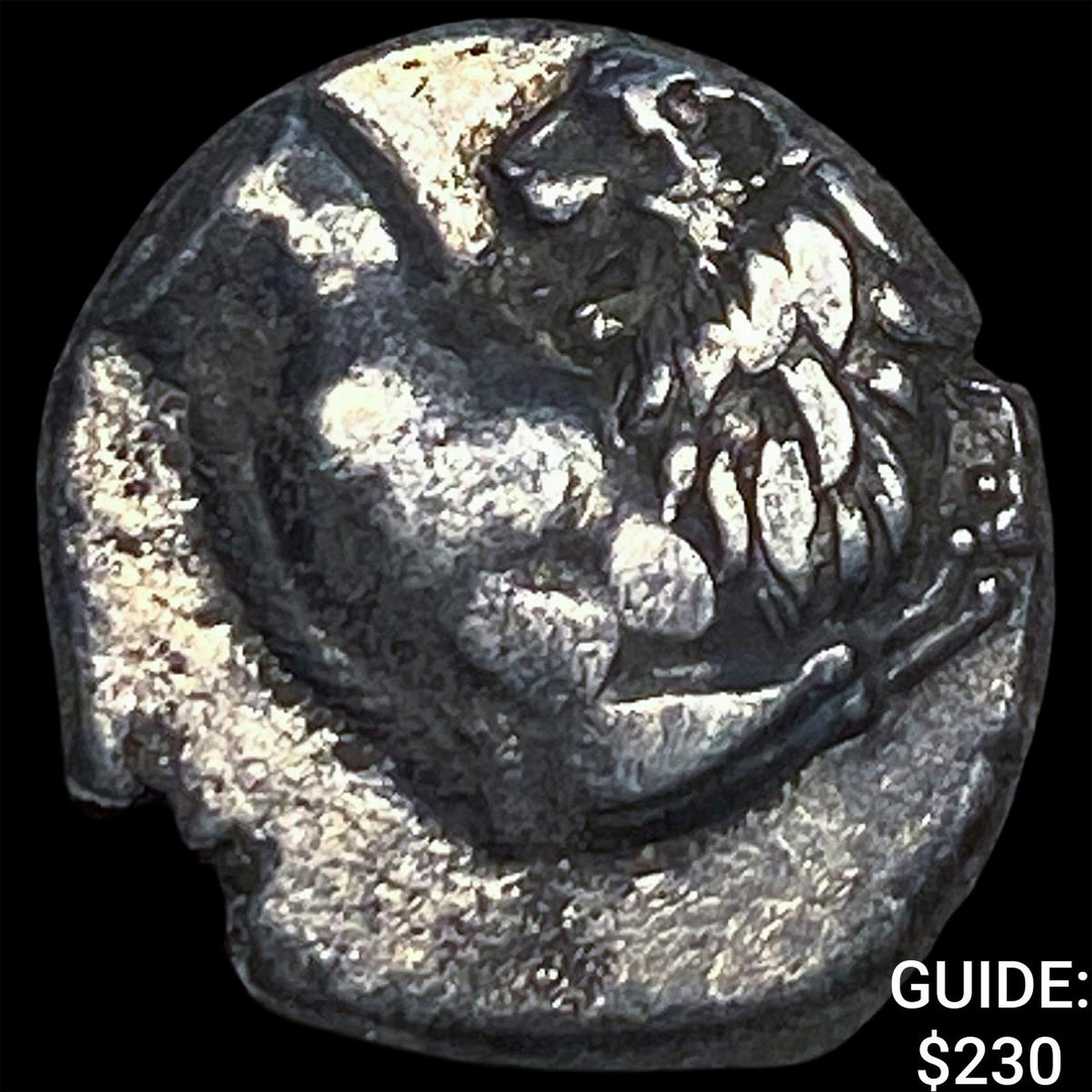 Ancient Greece Cherronesos 400-350 BC Silver Hemidrachm NEARLY UNCIRCULATED: Ancient Greece Cherronesos 400-350 BC Silver Hemidrachm NEARLY UNCIRCULATED