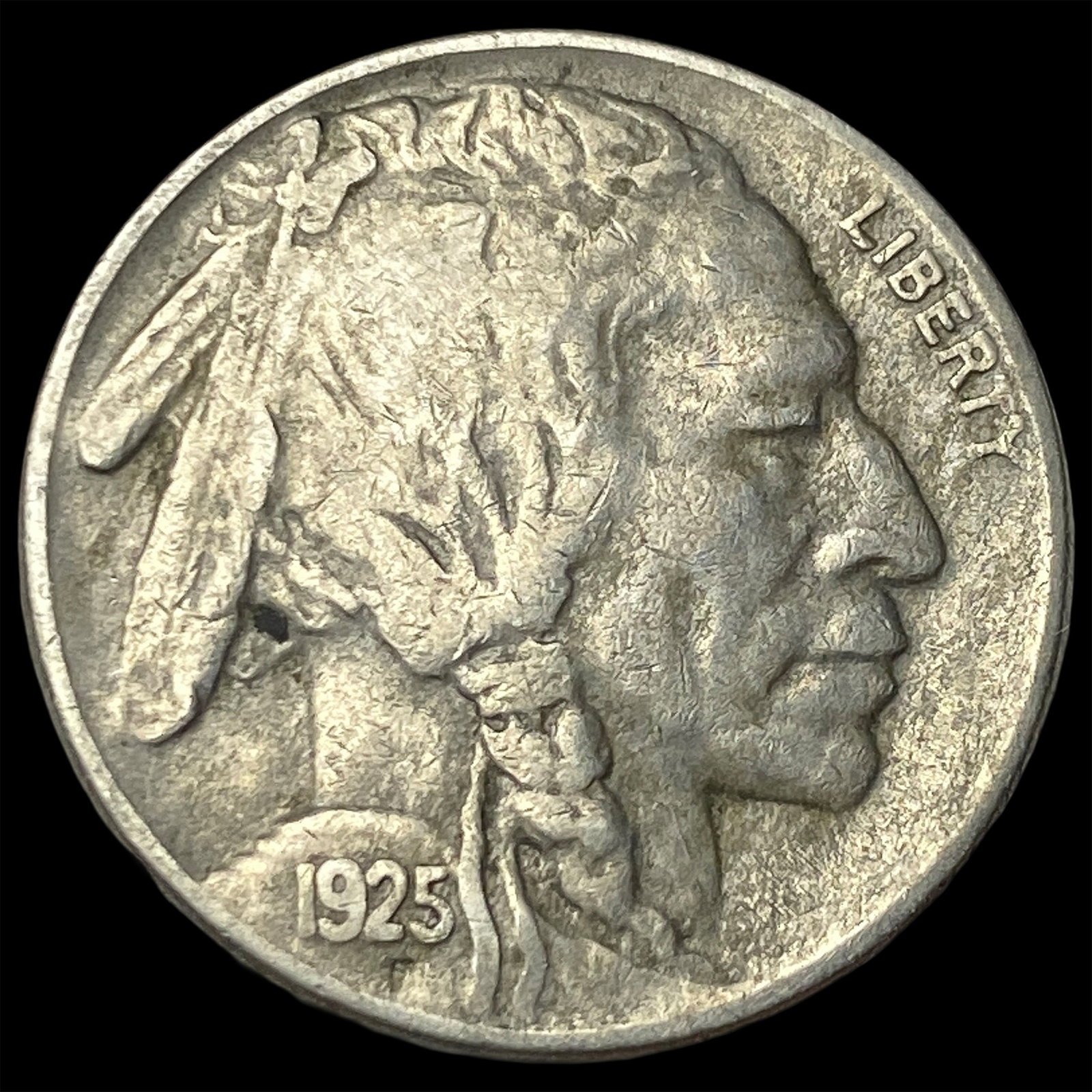 1925-S Buffalo Nickel CLOSELY UNCIRCULATED (1 of 2)