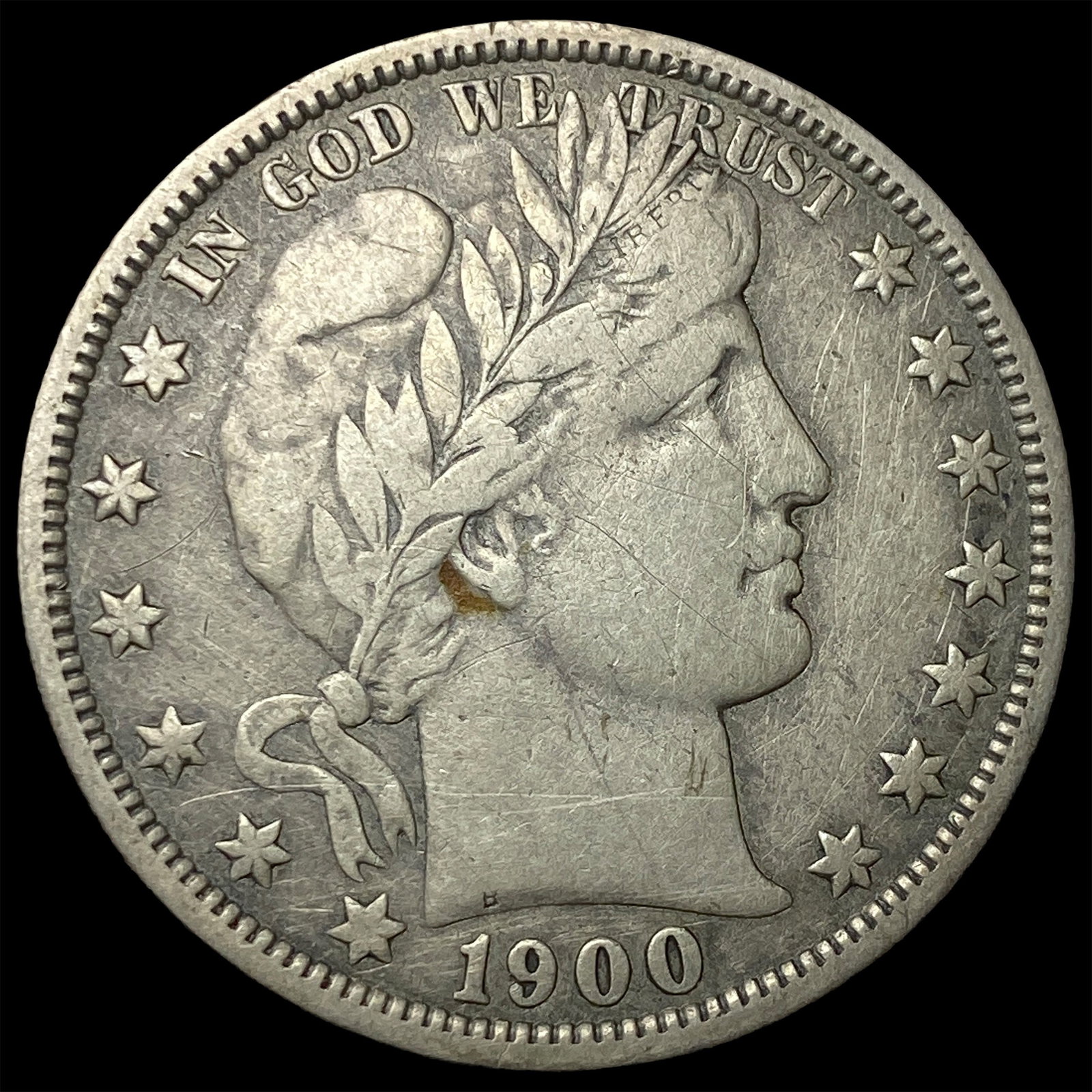 1900-O Silver Barber Half Dollar LIGHTLY CIRCULATED (1 of 2)
