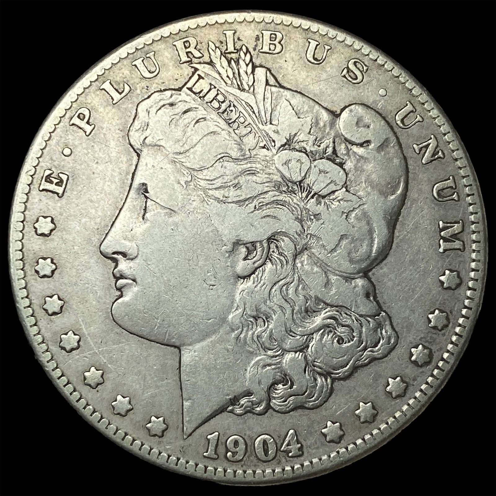 1904-S Silver Morgan Dollar LIGHTLY CIRCULATED (1 of 2)