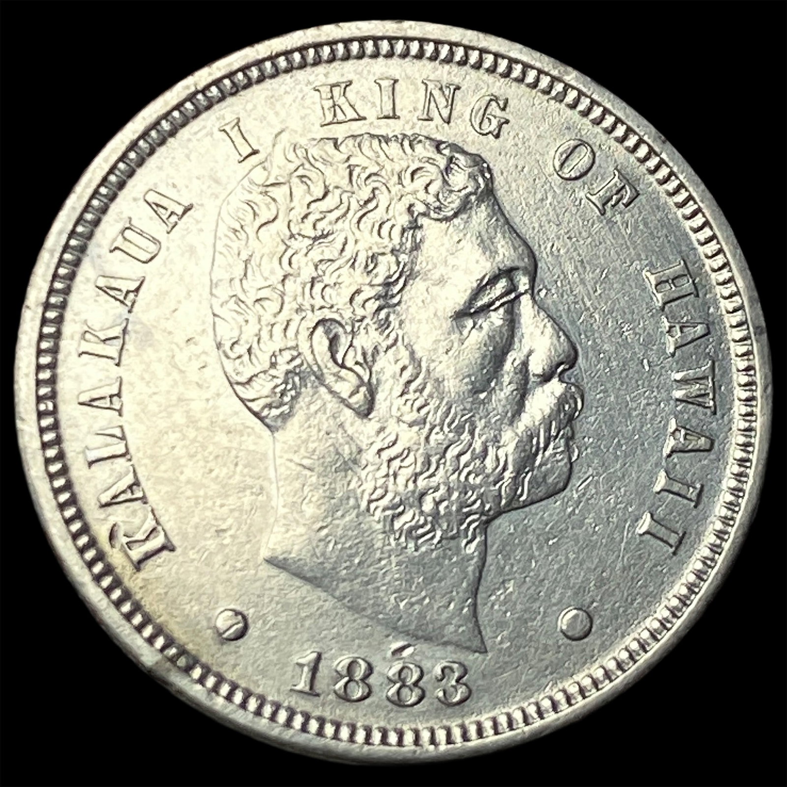 1883 Hawaii Silver One Dime UNCIRCULATED (1 of 2)