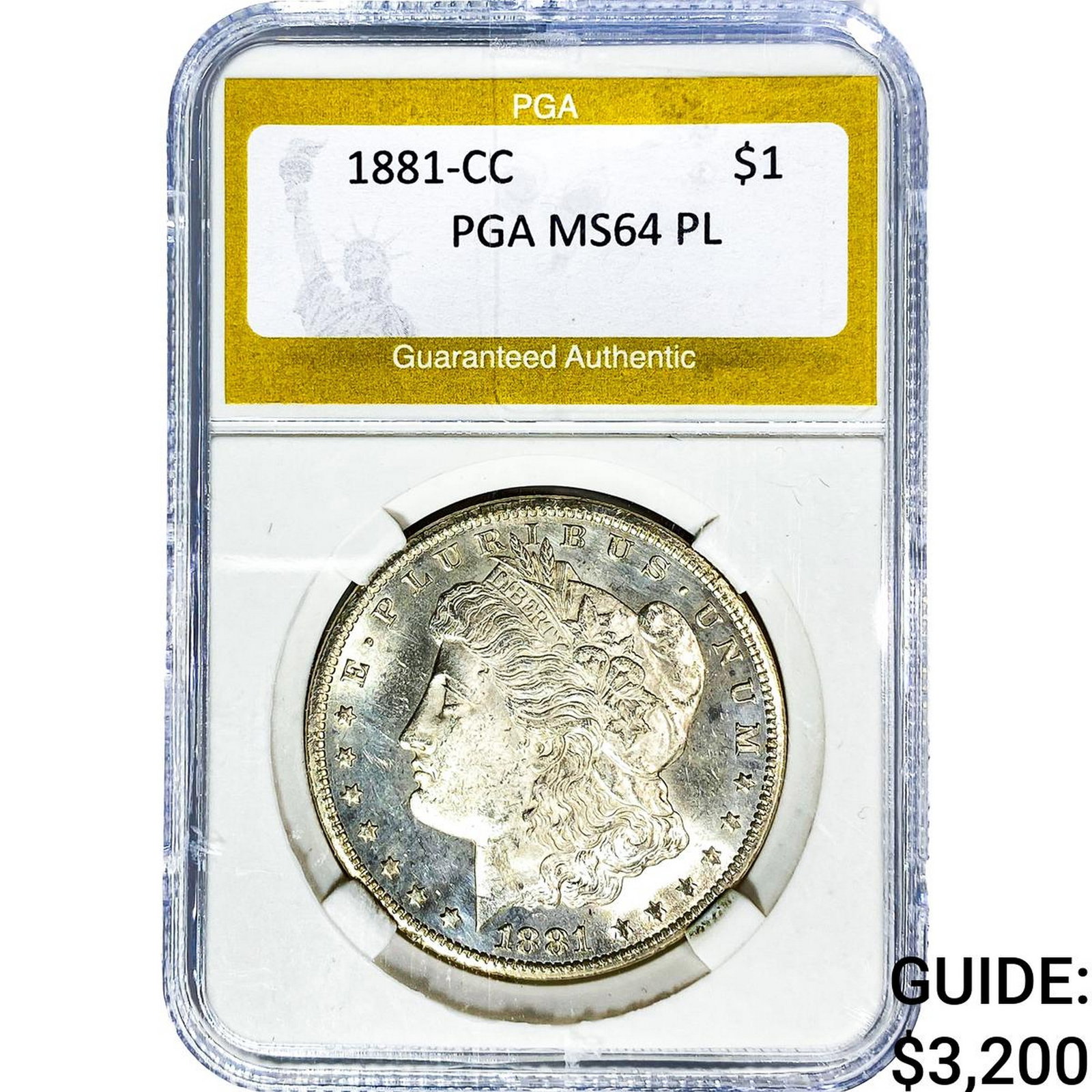 1881-CC Morgan Silver Dollar PGA MS64 PL (1 of 2)