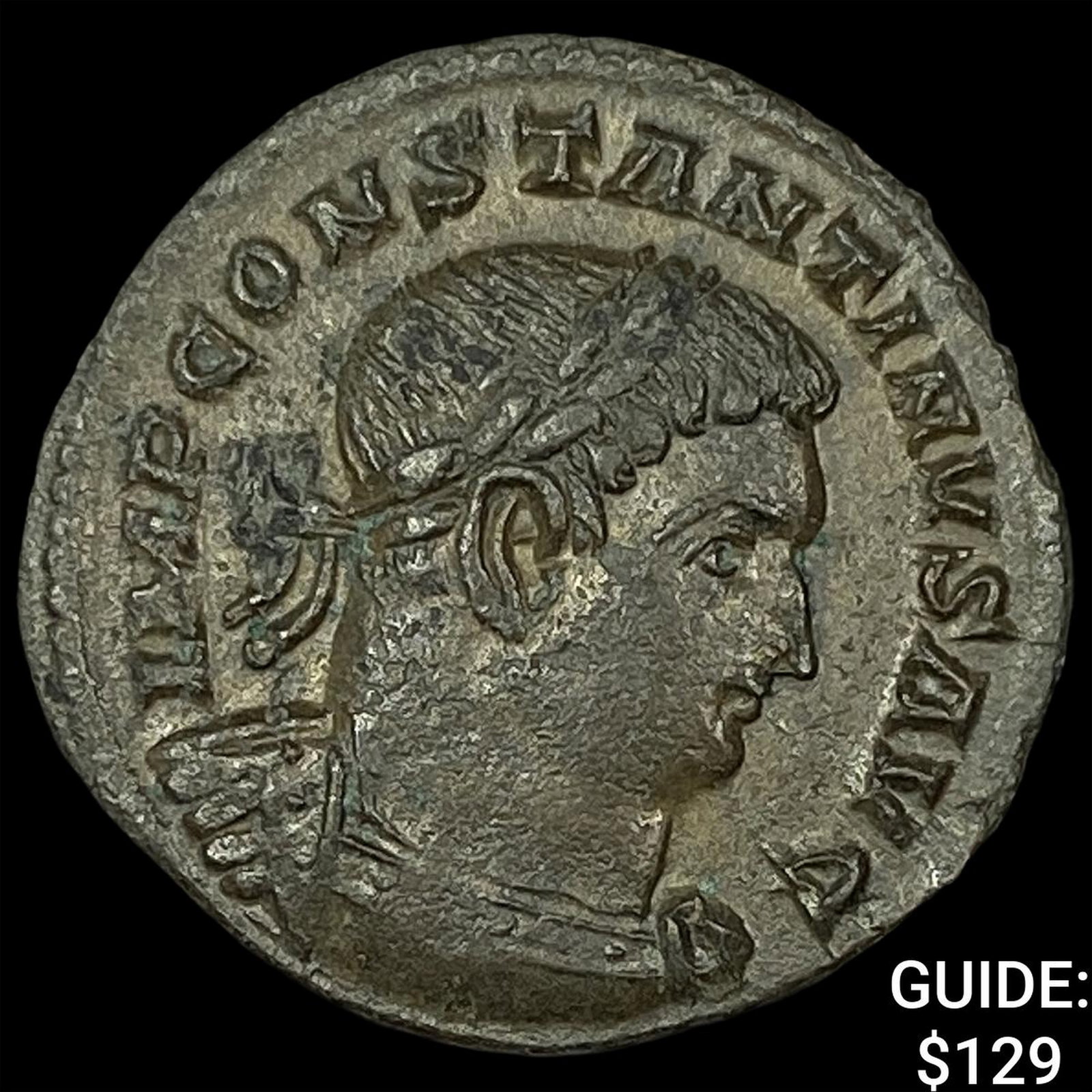 Roman Constantine I, 307-337 AD BI Nummus UNCIRCULATED: Roman Constantine I, 307-337 AD BI Nummus UNCIRCULATED