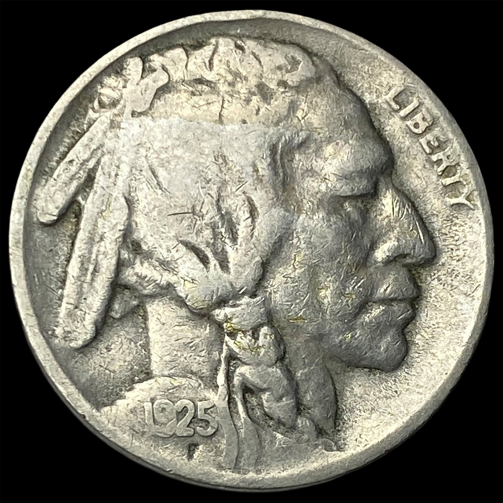 1925-S Buffalo Nickel LIGHTLY CIRCULATED: 1925-S Buffalo Nickel LIGHTLY CIRCULATED