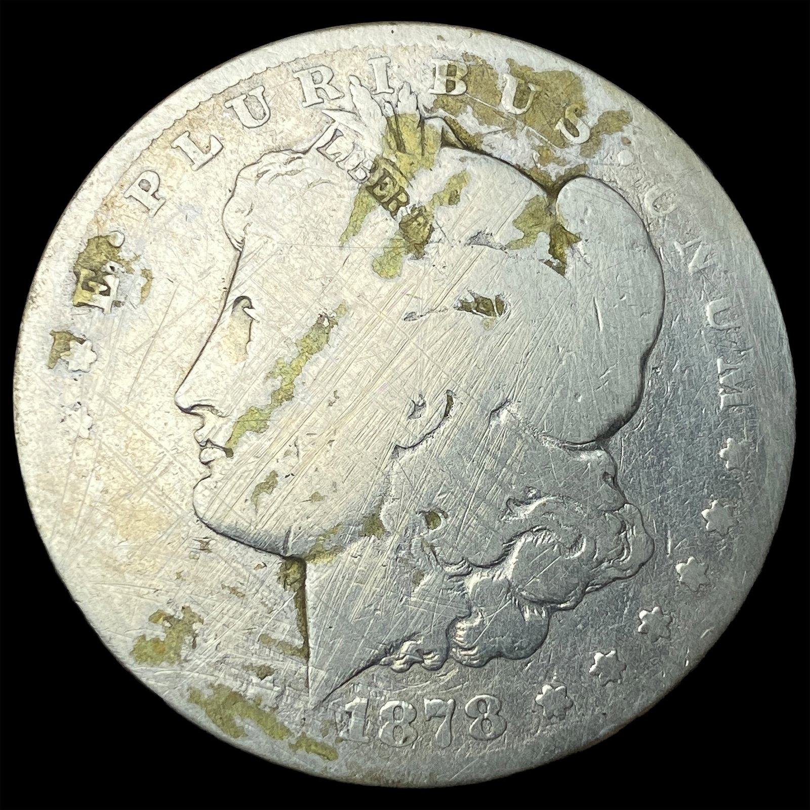 1878-CC Silver Morgan Dollar NICELY CIRCULATED: 1878-CC Silver Morgan Dollar NICELY CIRCULATED