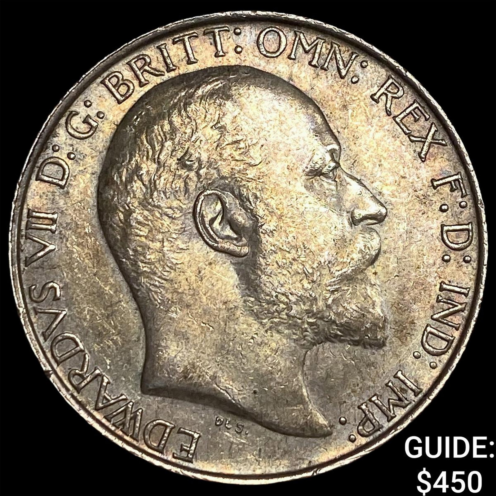 1903 Great Britain Silver Two Shillings CLOSELY UNCIRCULATED: 1903 Great Britain Silver Two Shillings CLOSELY UNCIRCULATED