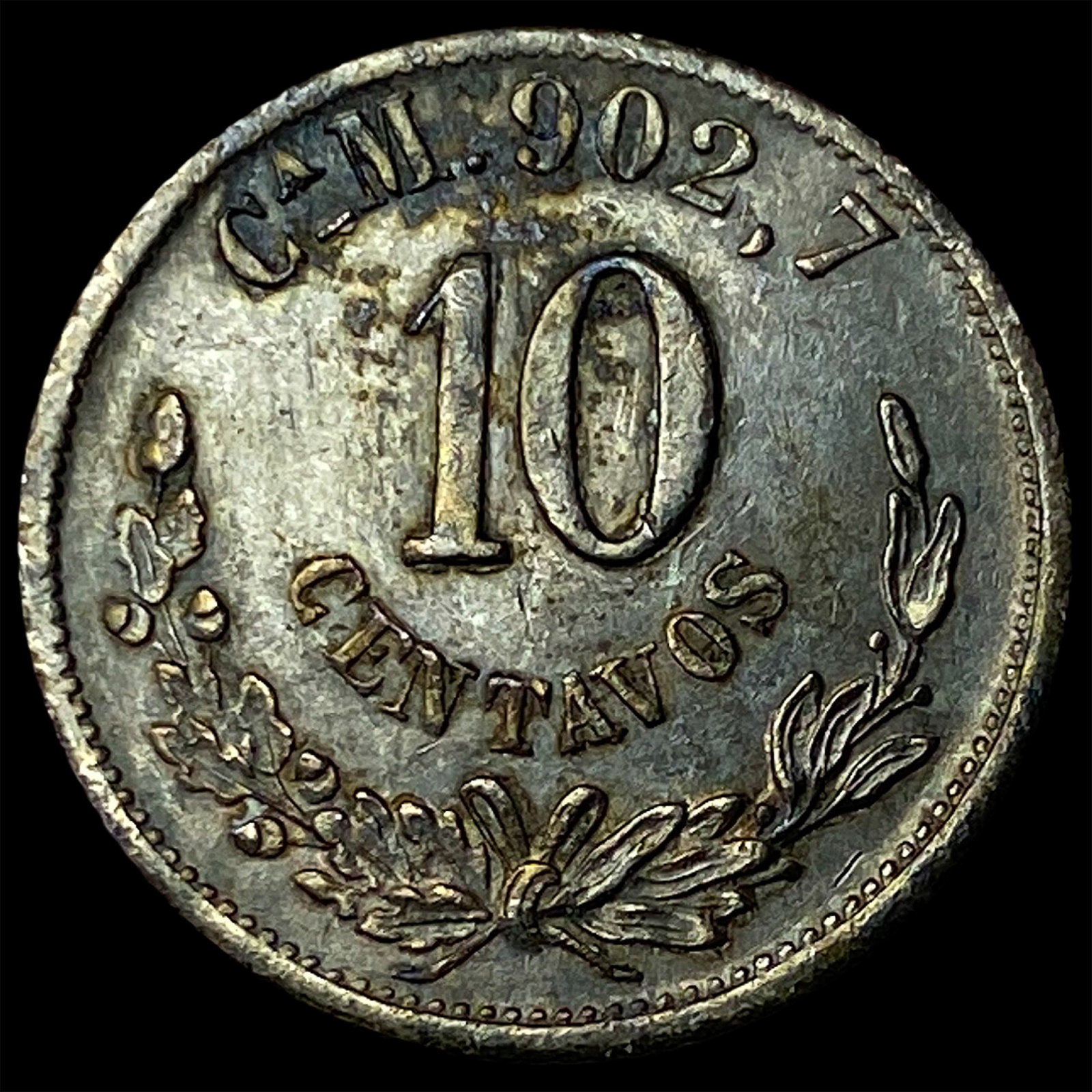 1894 Mexico Silver 10 Centavos: 1894 Mexico Silver 10 Centavos