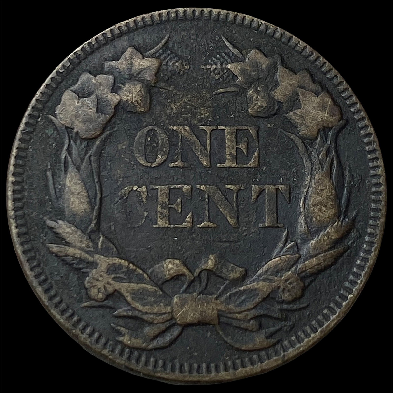 1857 Flying Eagle Cent NEARLY UNCIRCULATED - 2