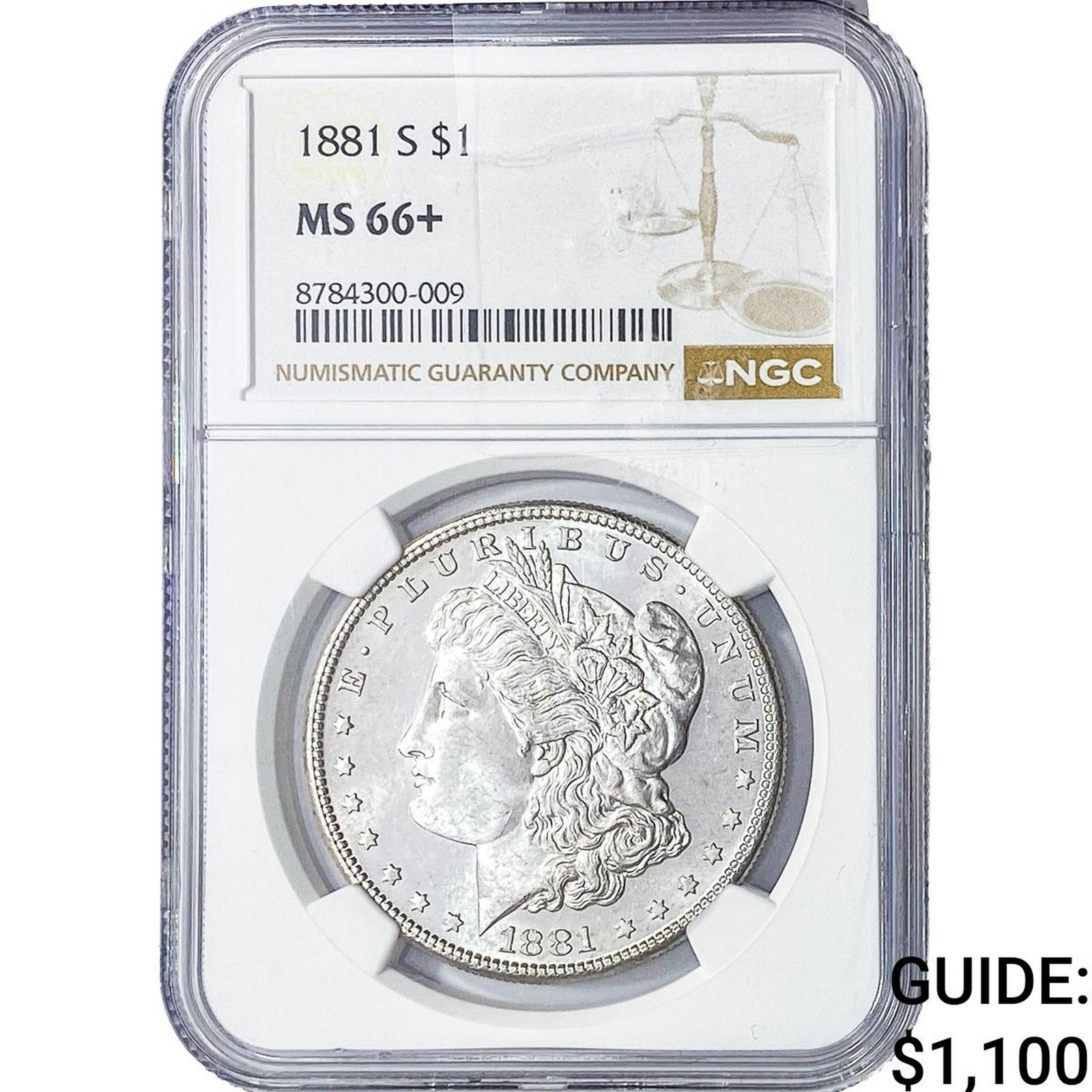 1881-S Morgan Silver Dollar NGC MS66+ (1 of 2)