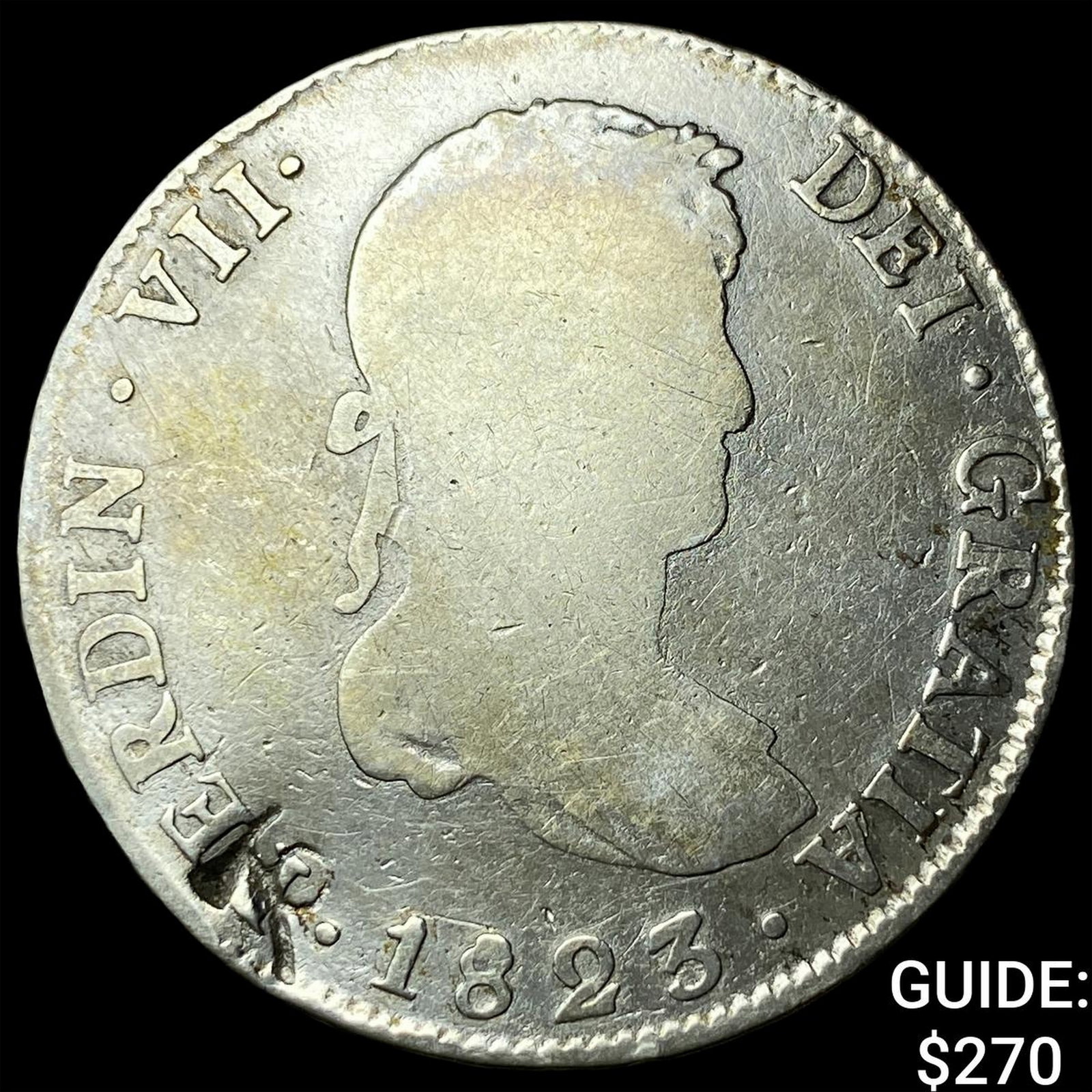 1823 Spain Silver 4 Reales (1 of 2)