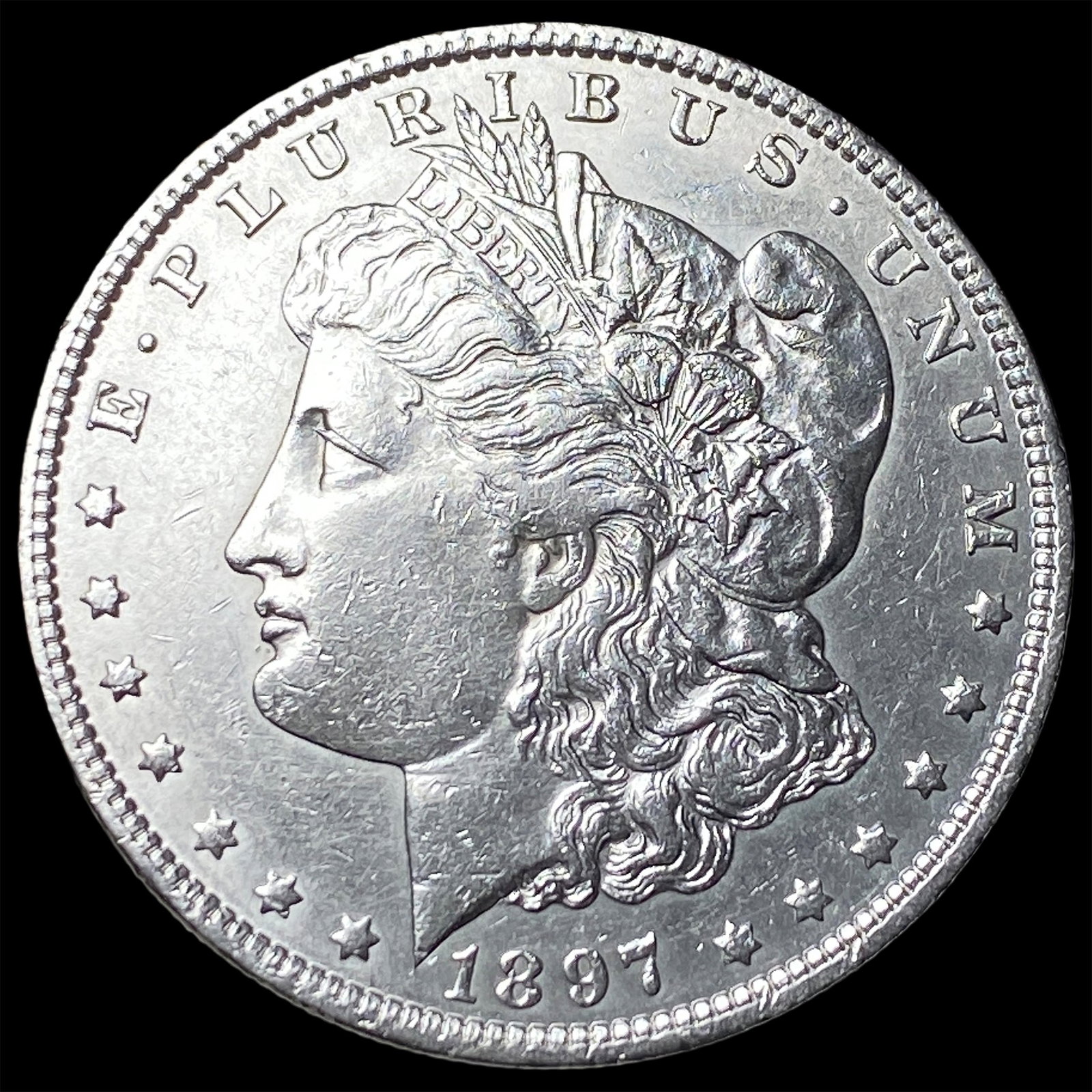 1897-O Silver Morgan Dollar CLOSELY UNCIRCULATED: 1897-O Silver Morgan Dollar CLOSELY UNCIRCULATED