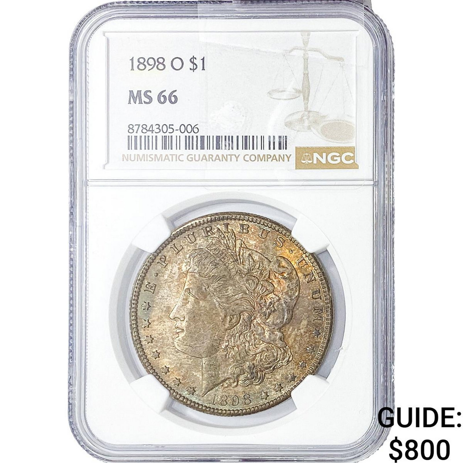 1898-O Morgan Silver Dollar NGC MS66 (1 of 2)