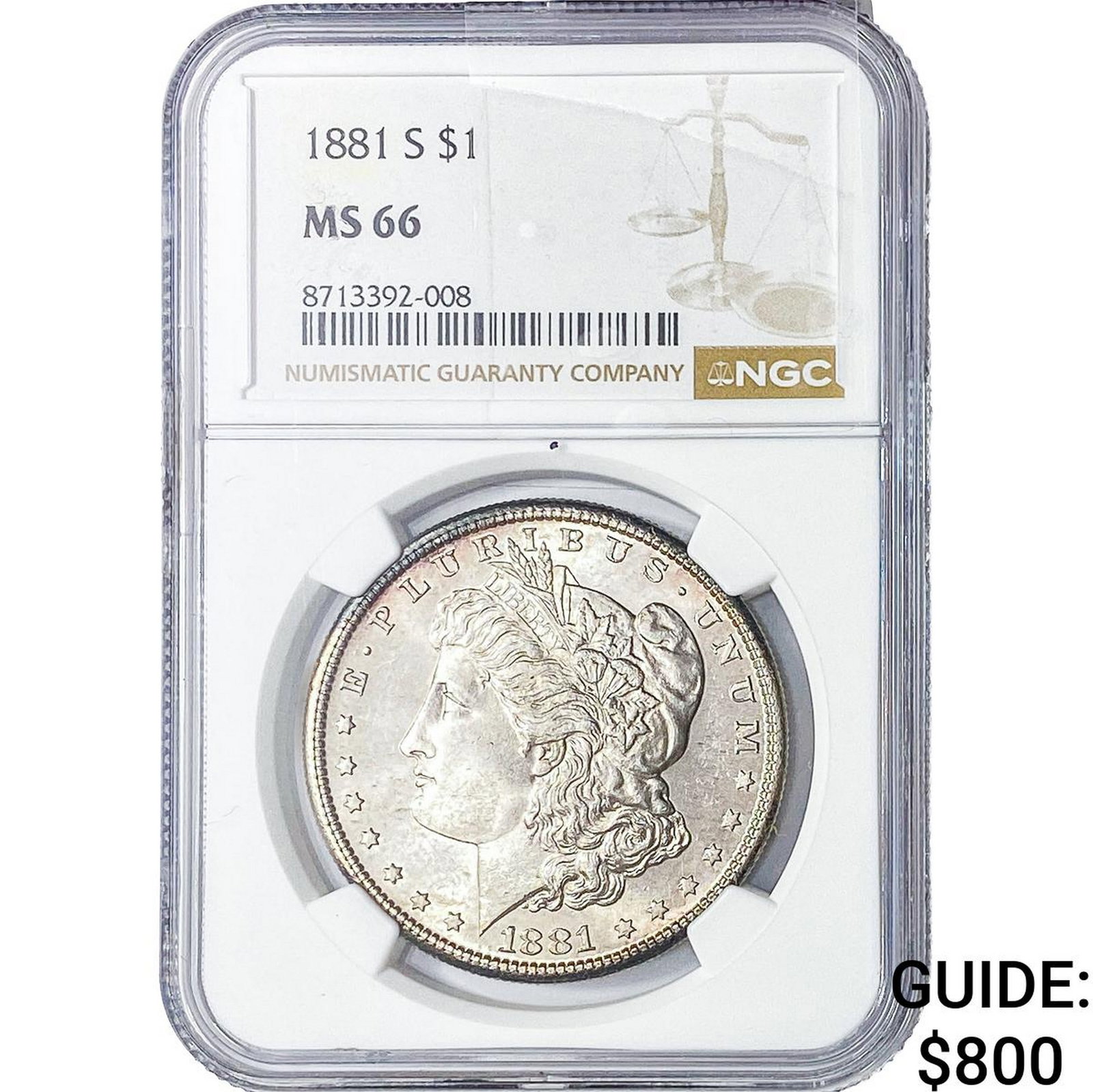 1881-S Morgan Silver Dollar NGC MS66 (1 of 2)
