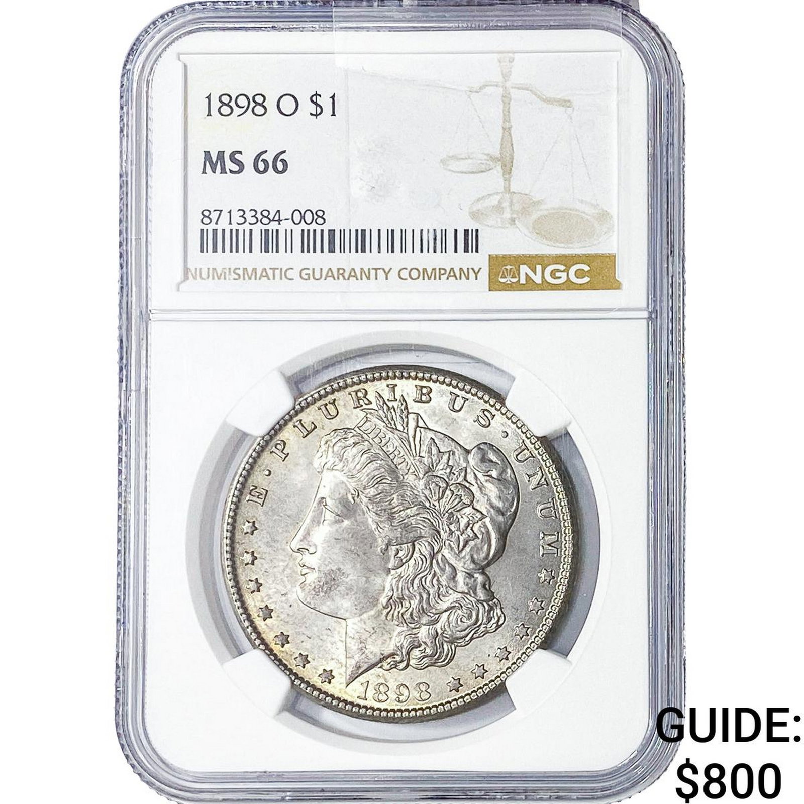 1898-O Morgan Silver Dollar NGC MS66 (1 of 2)