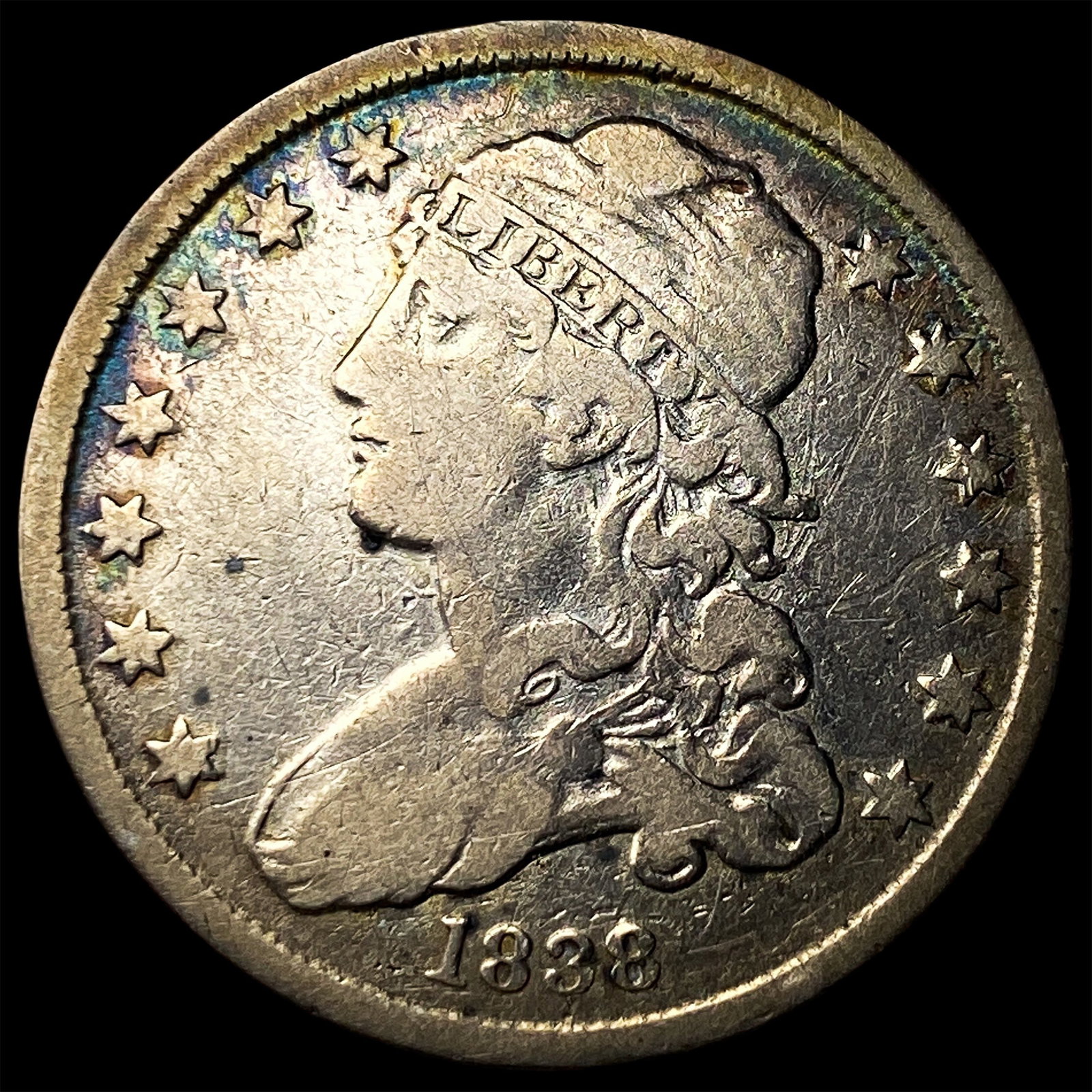 1838 Capped Bust Quarter LIGHTLY CIRCULATED (1 of 2)