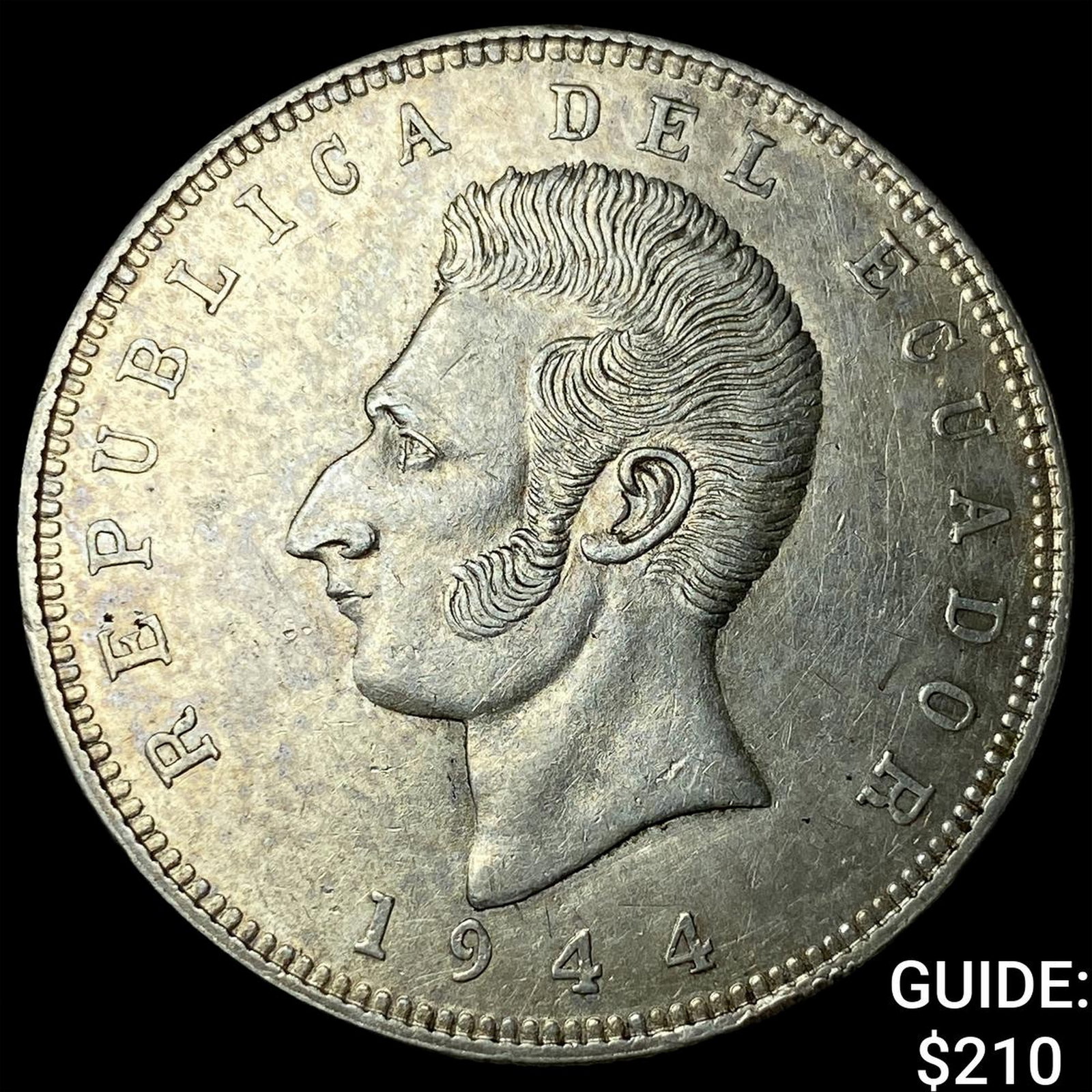 1944 Ecuador Silver 5 Sucres (1 of 2)