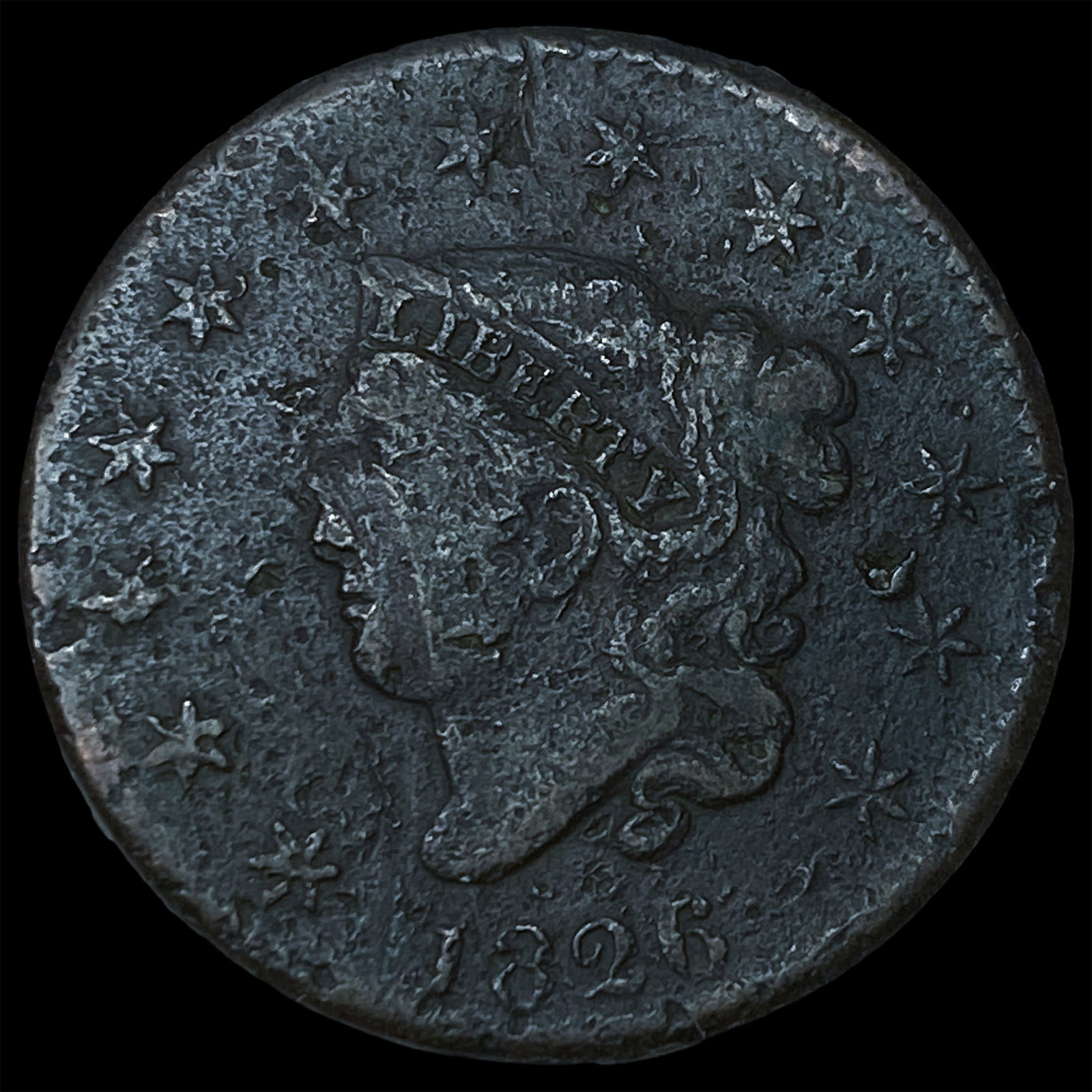 1826 Coronet Head Large Cent LIGHTLY CIRCULATED (1 of 2)