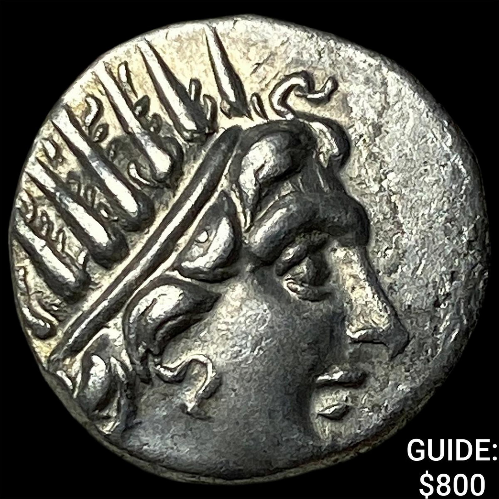 Greek Carian Isl. Rhodes 167-88 BC Silver Drachm (1 of 2)