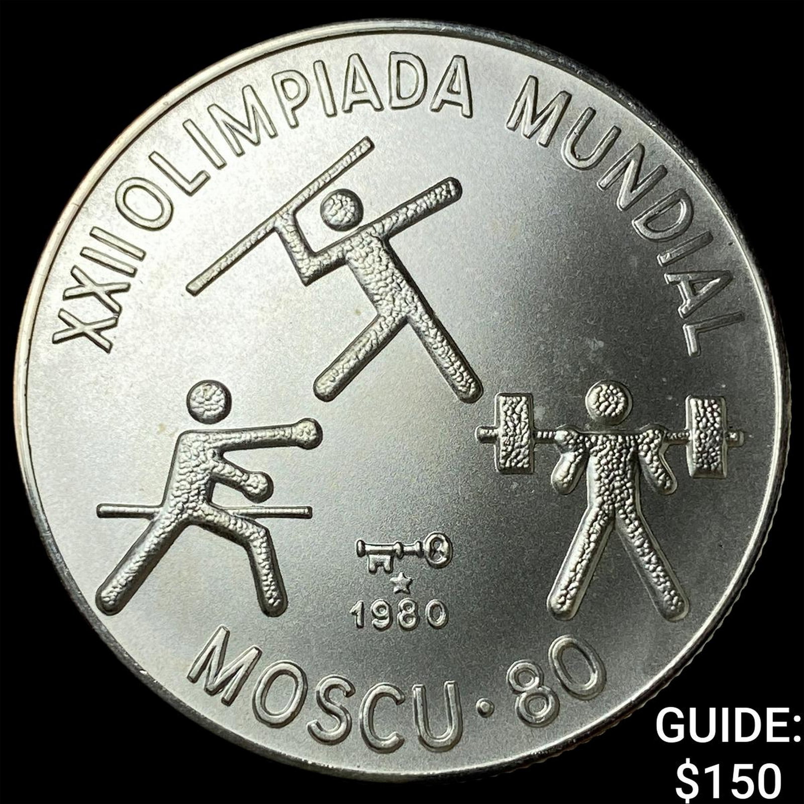1980 Cuba Silver 10 Pesos (1 of 2)