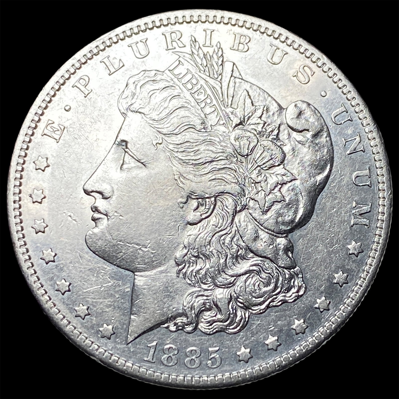 1885-S Silver Morgan Dollar CLOSELY UNCIRCULATED (1 of 2)