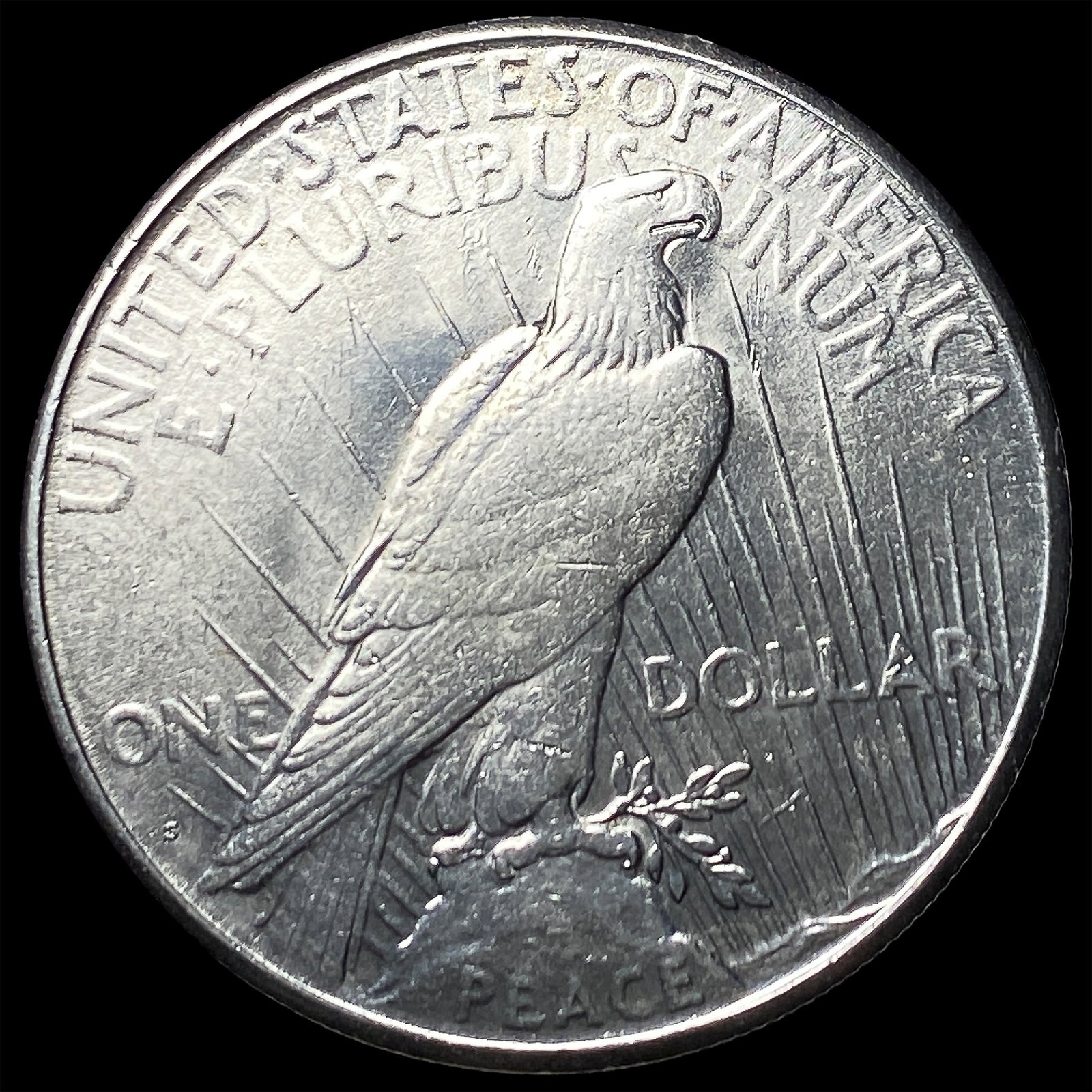 1925-S Silver Peace Dollar CLOSELY UNCIRCULATED - 2