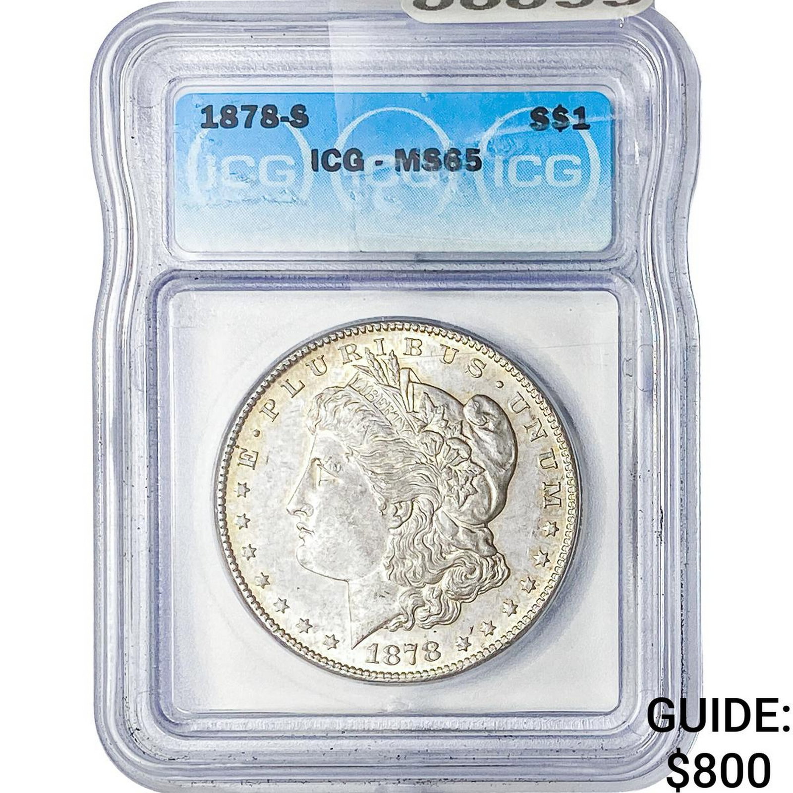 1878-S Morgan Silver Dollar ICG MS65 (1 of 2)