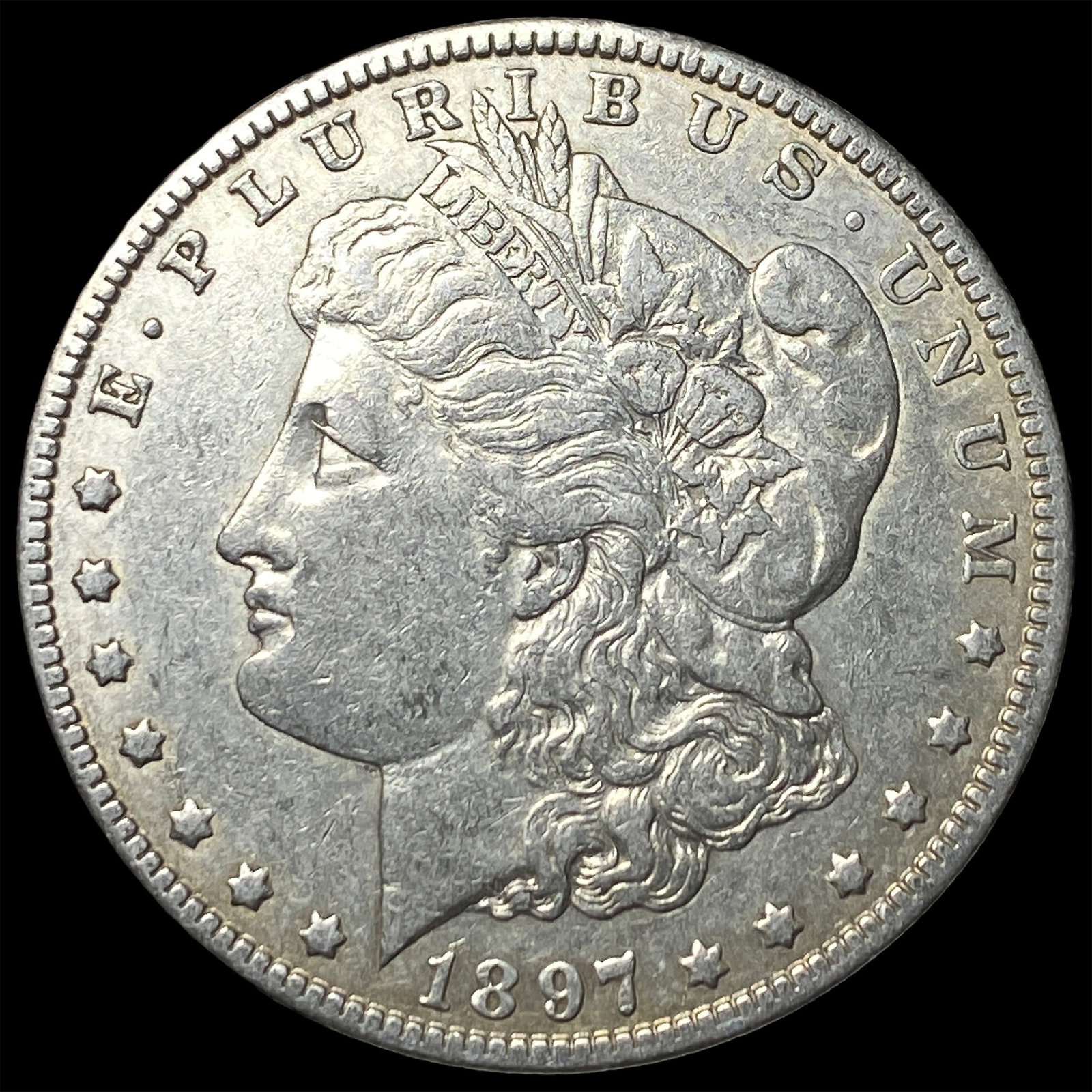 1897-O Silver Morgan Dollar LIGHTLY CIRCULATED: 1897-O Silver Morgan Dollar LIGHTLY CIRCULATED