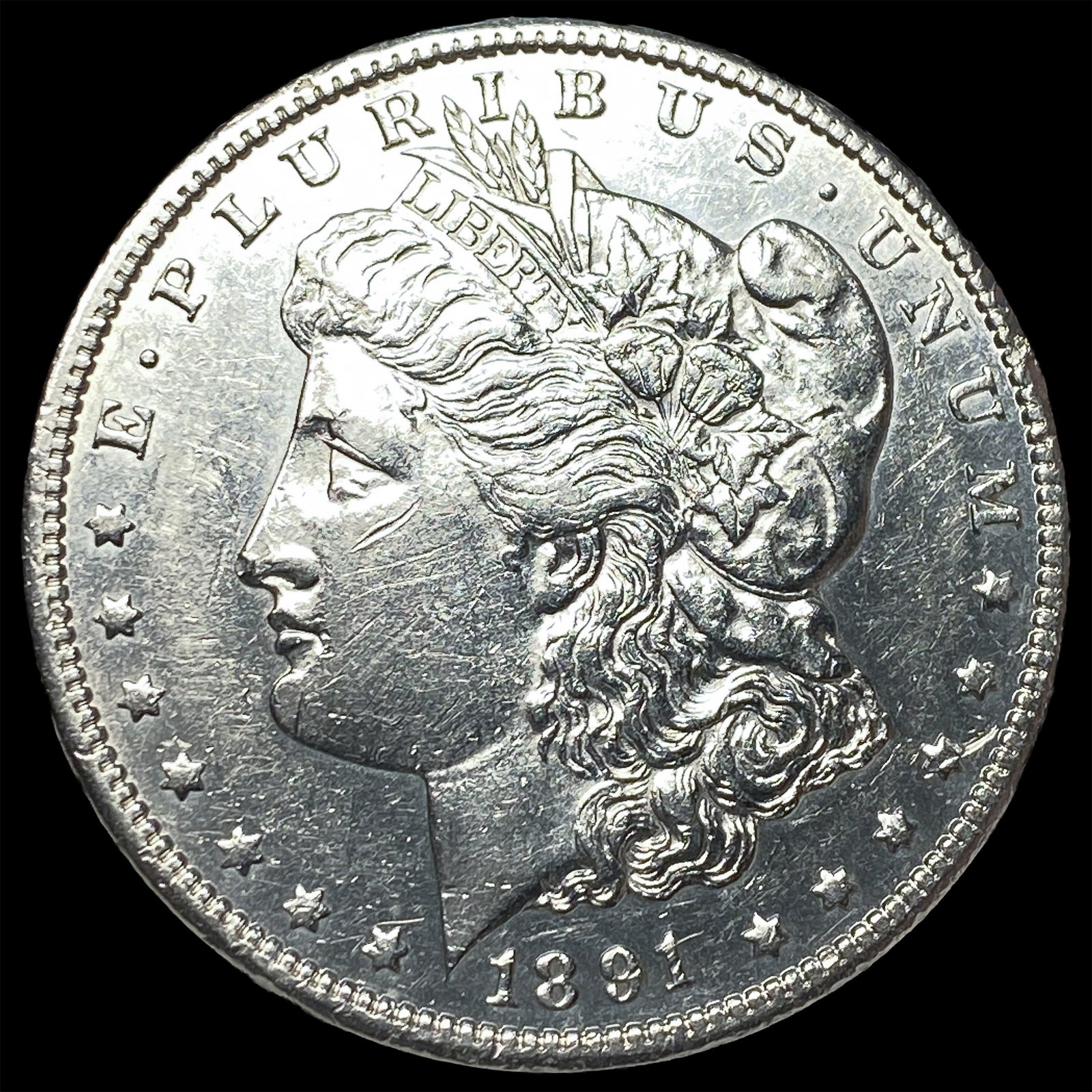 1891-CC Morgan Silver Dollar UNCIRCULATED (1 of 2)