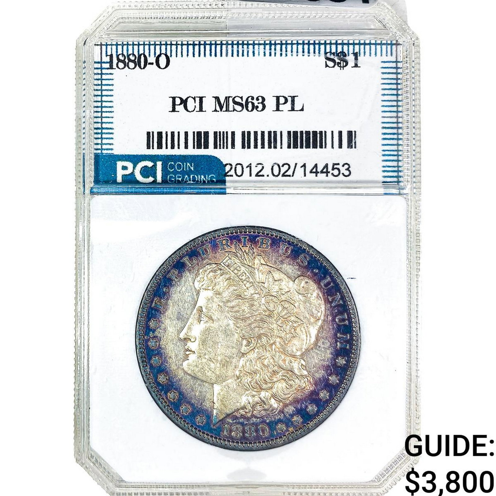 1880-O Morgan Silver Dollar PCI MS63 PL (1 of 2)