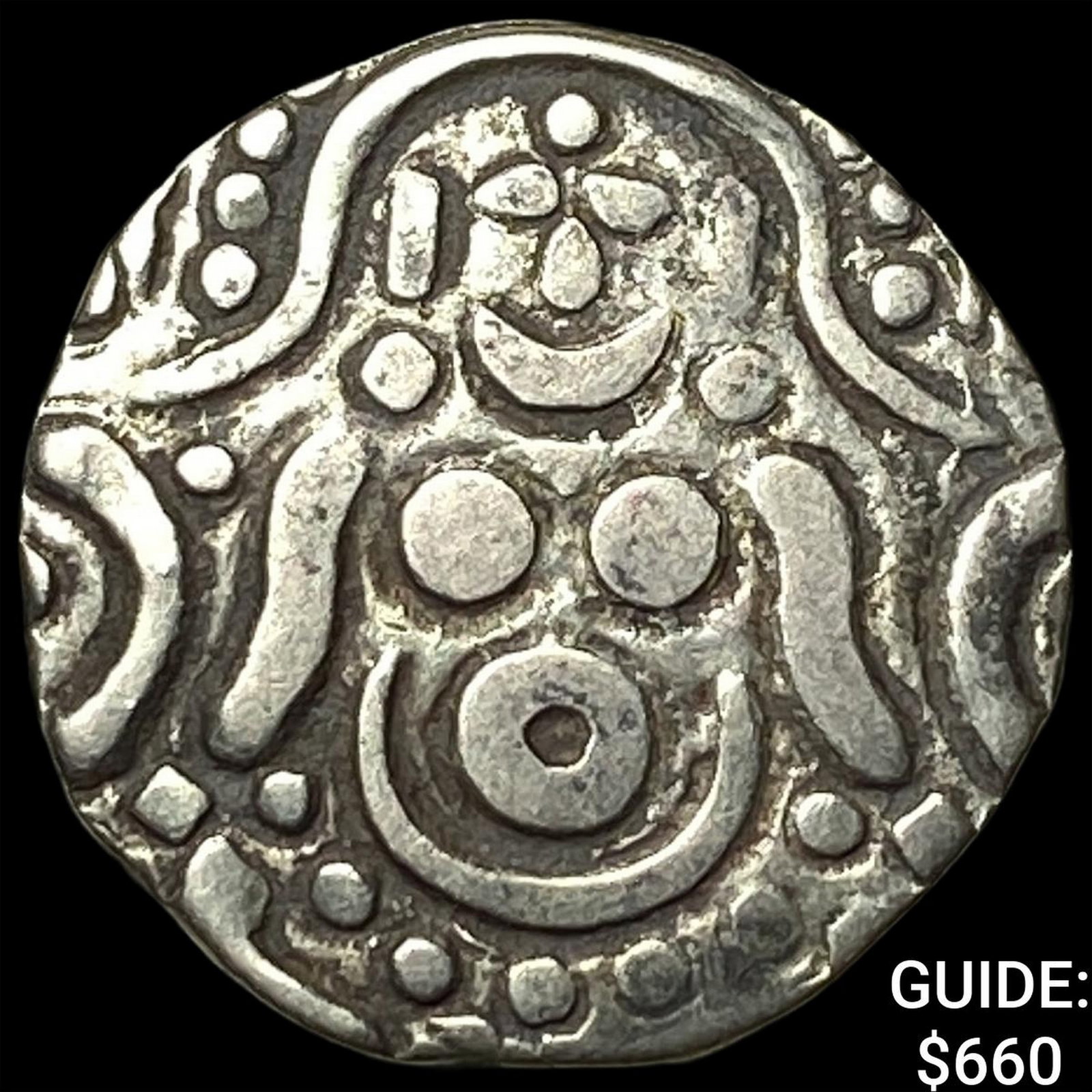 1114-1155 India Govindachandra Base Gold 4.5 Masha (1 of 2)