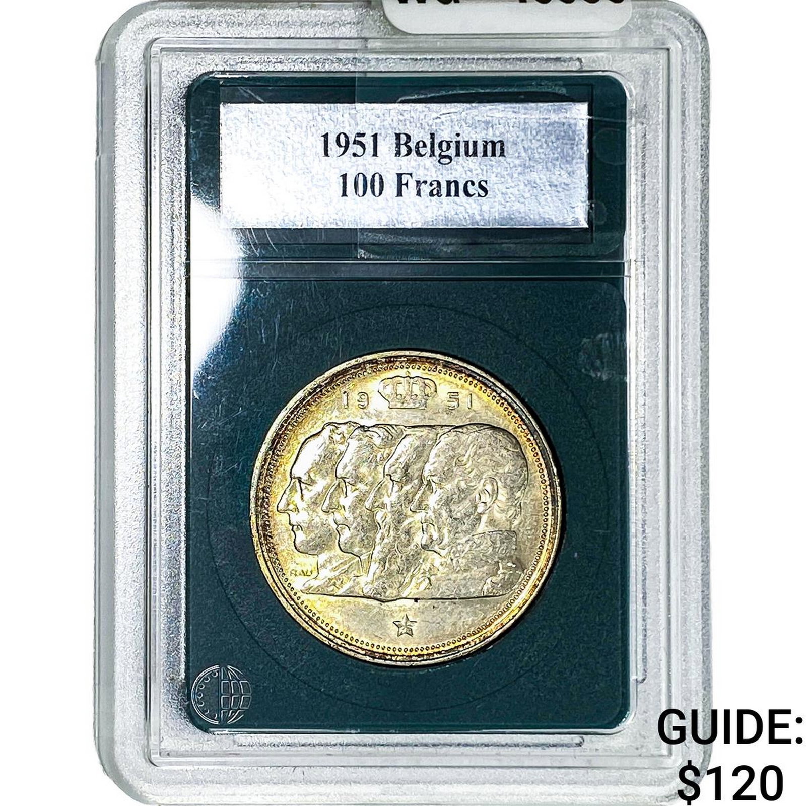 1951 Belgium Silver 100 Francs (1 of 2)
