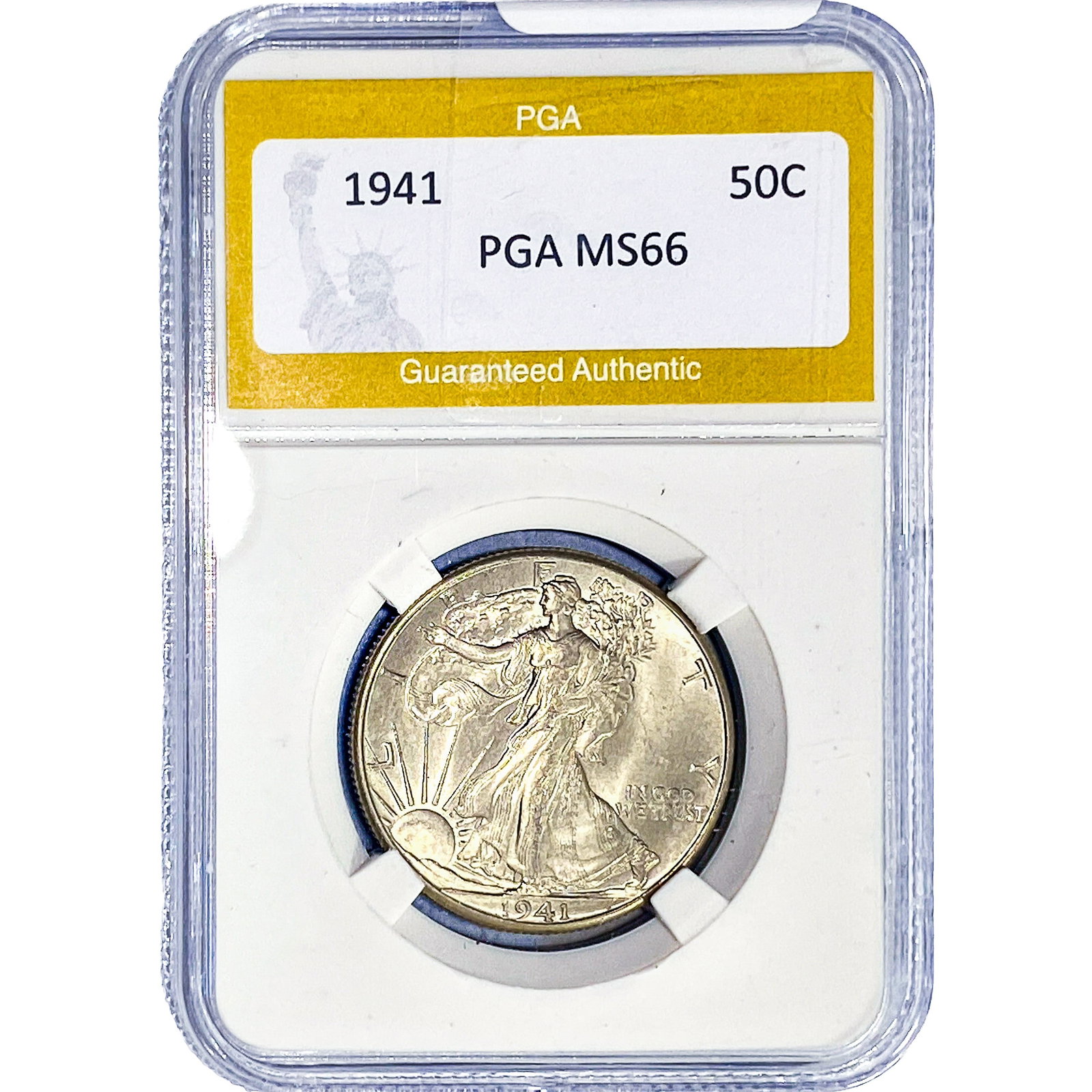 1941 Walking Liberty Half Dollar PGA MS66 (1 of 2)