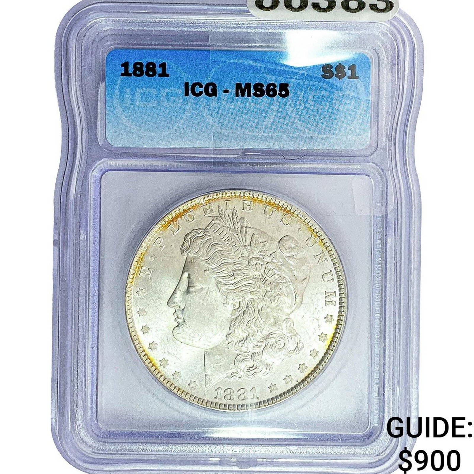 1881 Morgan Silver Dollar ICG MS65 (1 of 2)