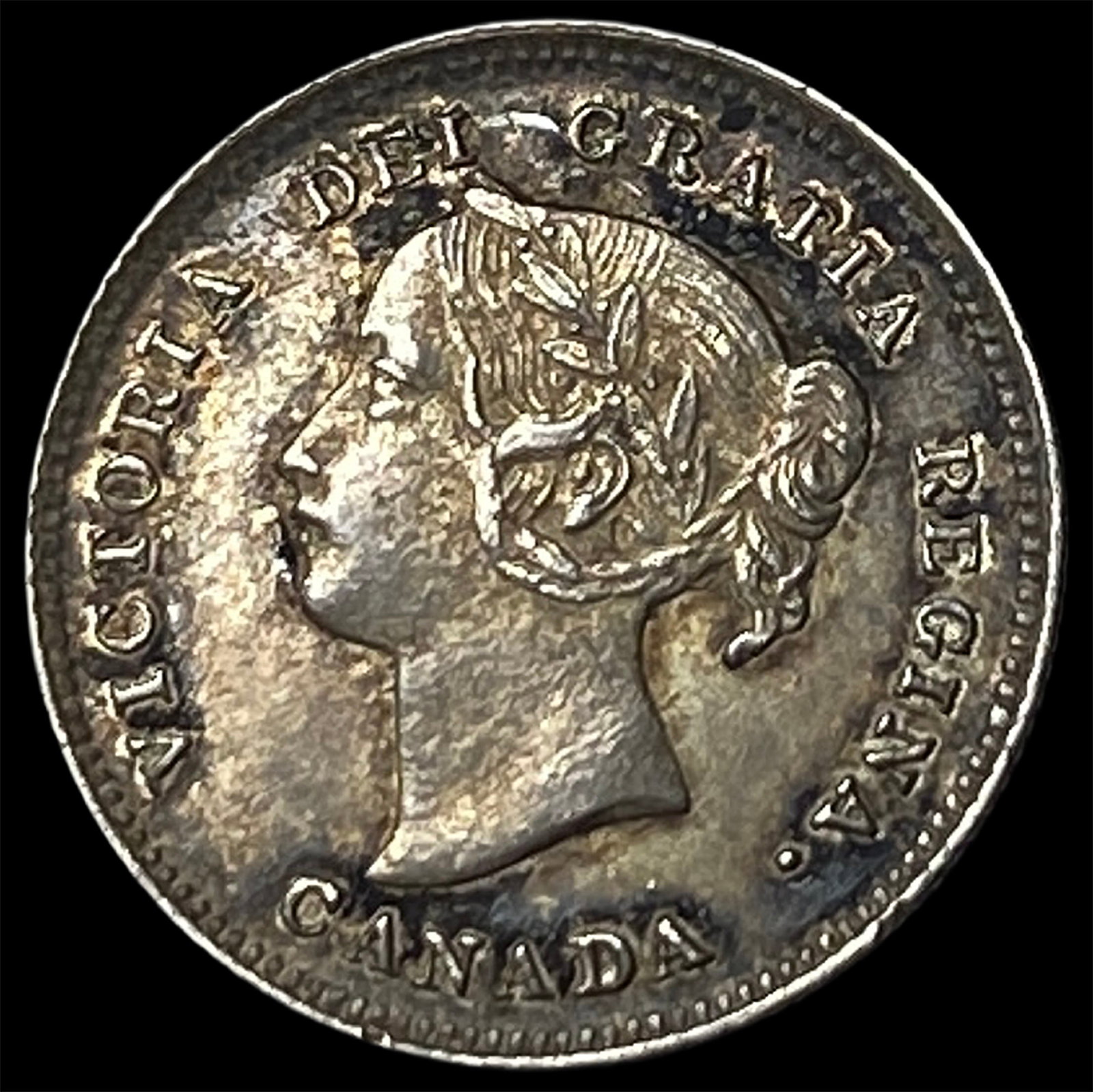 1896 Canada Silver 5 Cents CLOSELY UNCIRCULATED: 1896 Canada Silver 5 Cents CLOSELY UNCIRCULATED