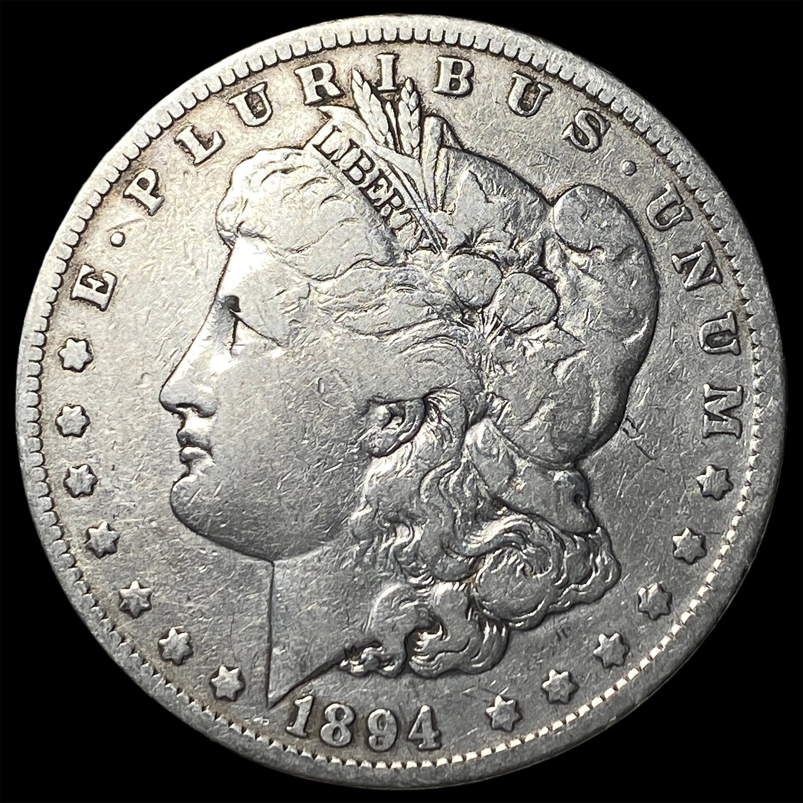 1894-O Silver Morgan Dollar NEARLY UNCIRCULATED (1 of 2)