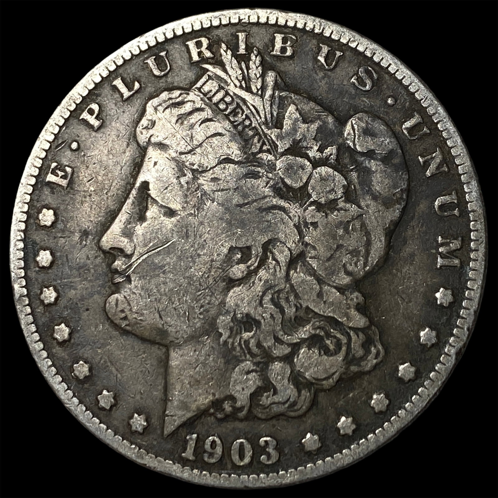1903-S Silver Morgan Dollar LIGHTLY CIRCULATED: 1903-S Silver Morgan Dollar LIGHTLY CIRCULATED