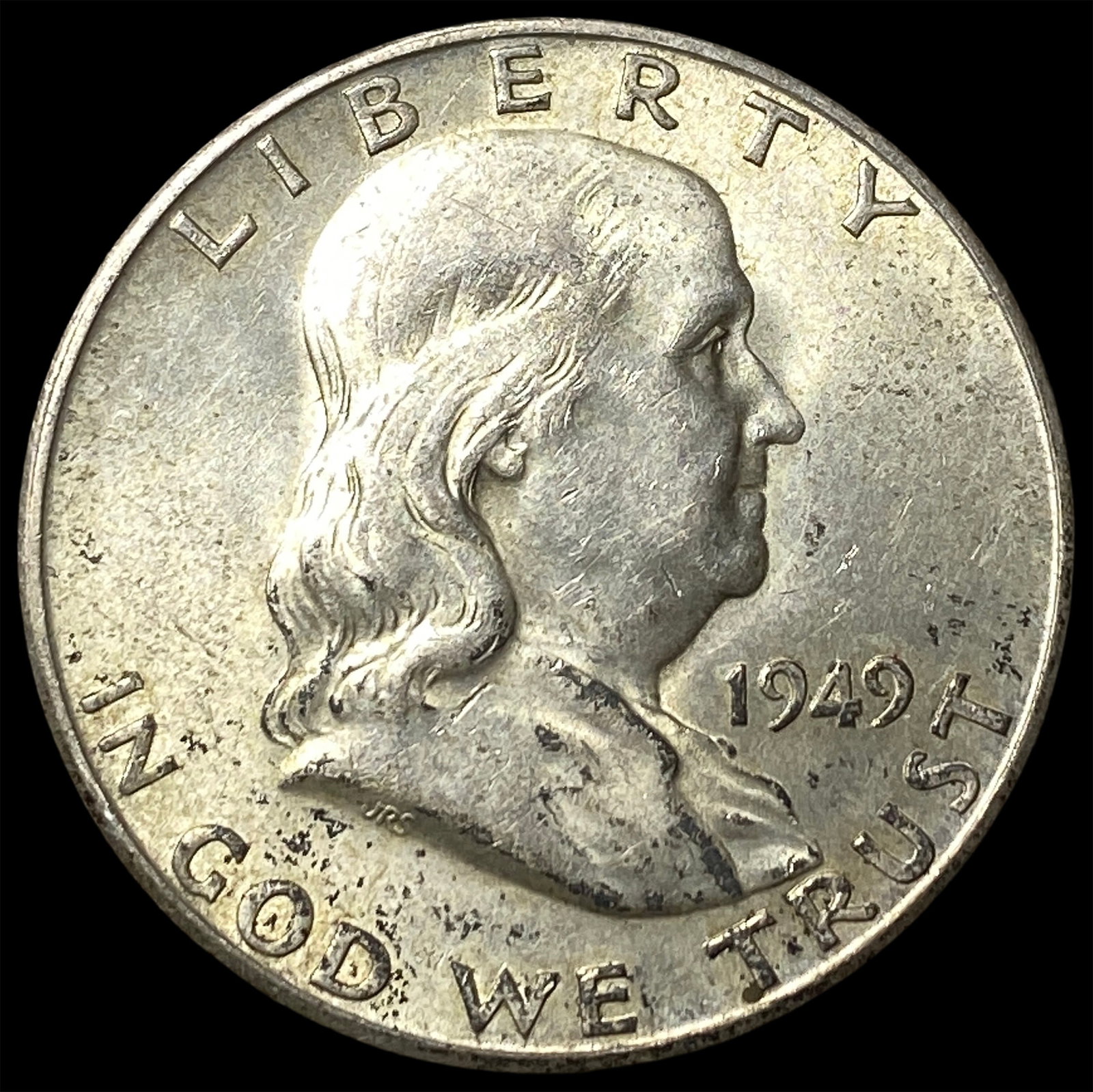 1949-S Silver Half Dollar Franklin CHOICE BU (1 of 2)