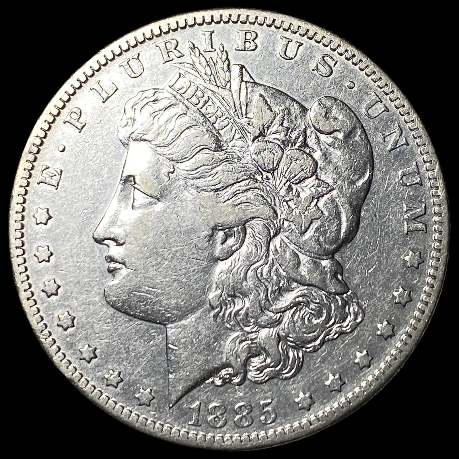 1885-O Silver Morgan Dollar NEARLY UNCIRCULATED (1 of 2)
